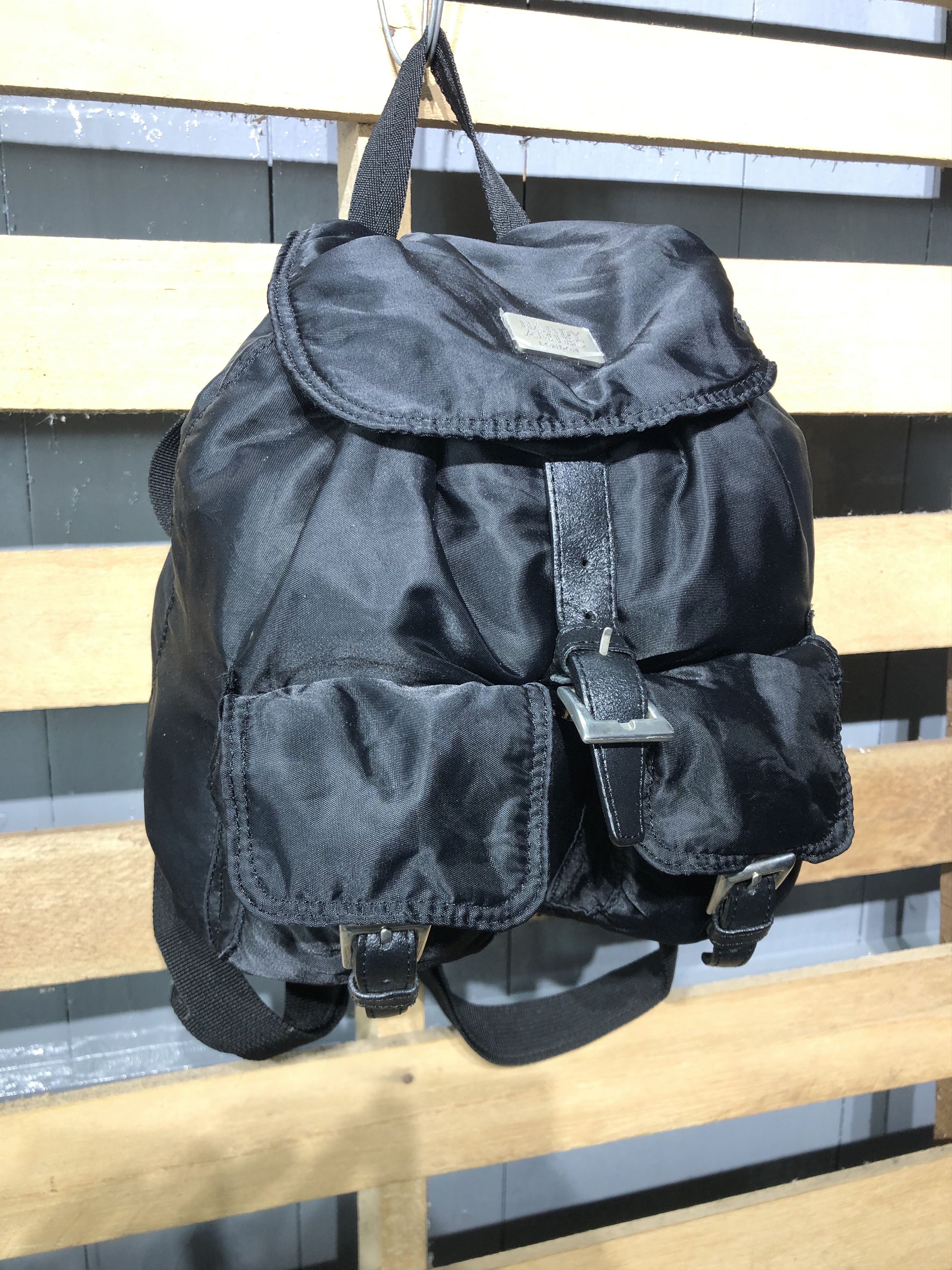 Japanese Brand Japanese Multipocket Style Nylon Mini Backpack Size ONE SIZE - 2 Thumbnail