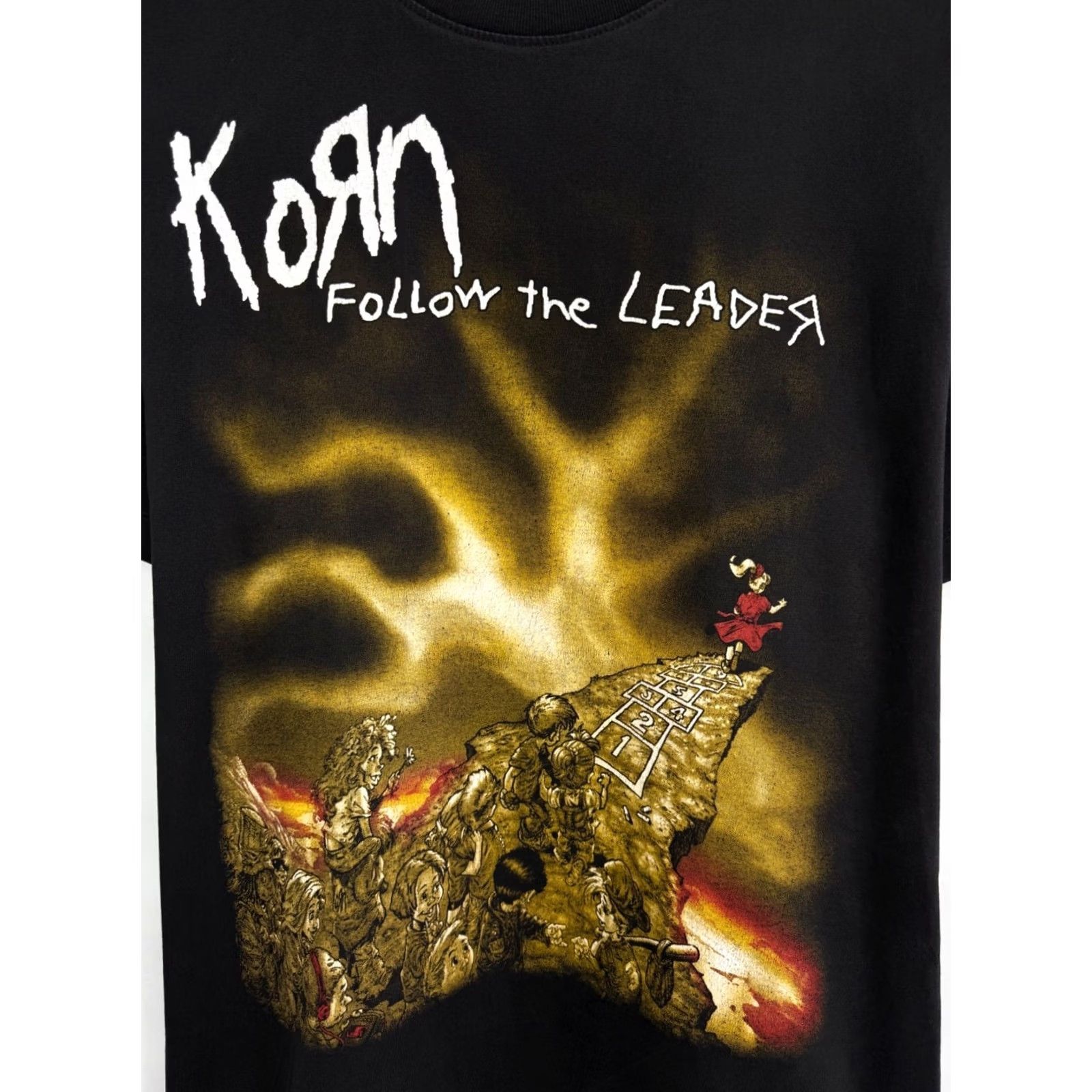 Vintage VINTAGE Korn Rock Band T-Shirt M Black 90s Mens Shirt Short Sleeve Vintage 90s Theme Concert Size US M / EU 48-50 / 2 - 5 Thumbnail