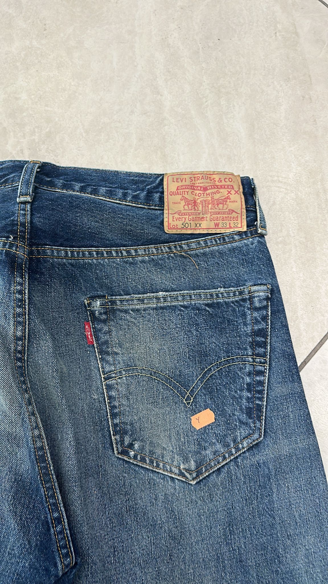 Levi's Vintage Clothing LVC Levi's Vintage Clothing 1955 501XX BigE Selvedge Jeans Size US 33 - 7 Thumbnail