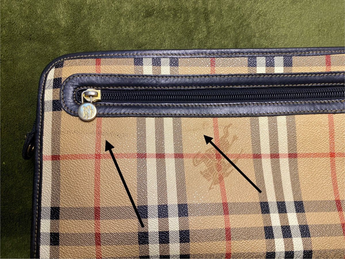 Burberry Vintage BURBERRY nova check clutch bag canvas leather Size ONE SIZE - 21 Thumbnail