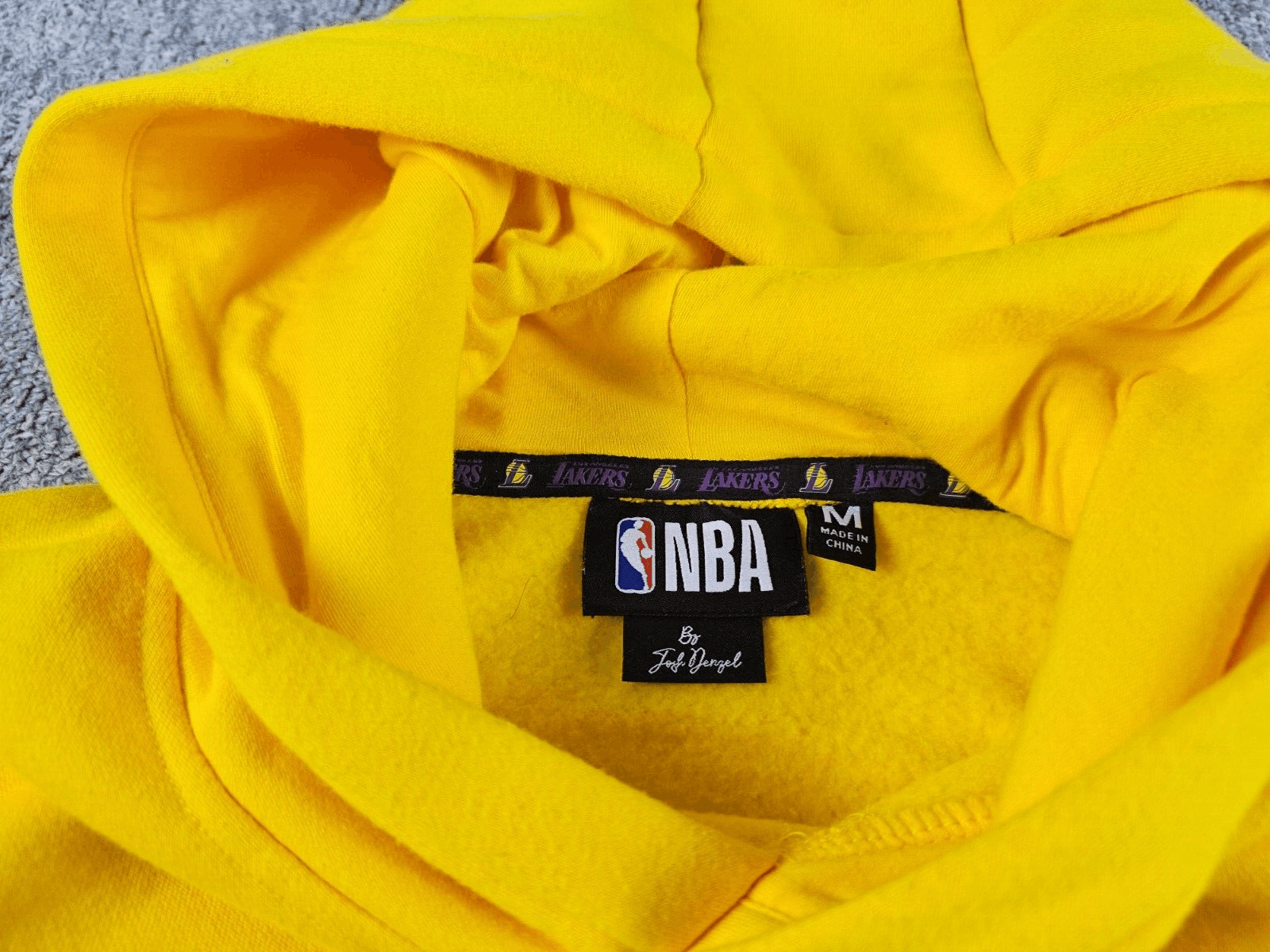 NBA NBA Lakers Hoodie by Josh Denzel Oversized Yellow M Size US M / EU 48-50 / 2 - 10 Thumbnail