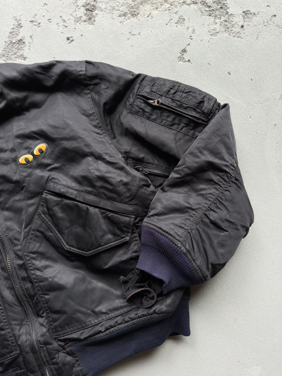 Japanese Brand Vintage MA1 y2k Bomber Jacket Size US M / EU 48-50 / 2 - 5 Thumbnail