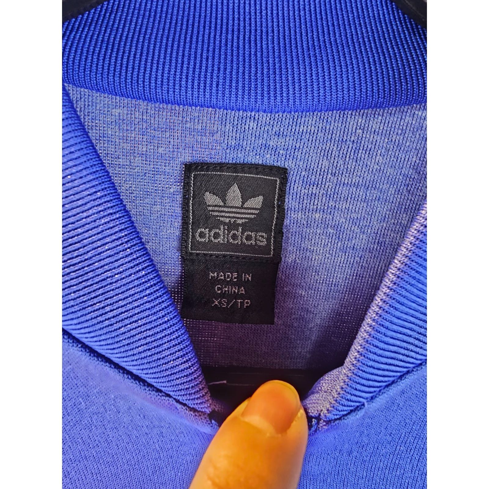 Adidas VINTAGE adidas TREFOIL FIFA FRANCE TRACK TOP JACKET WOMEN'S XS BLUE Size XS / US 0-2 / IT 36-38 - 6 Thumbnail