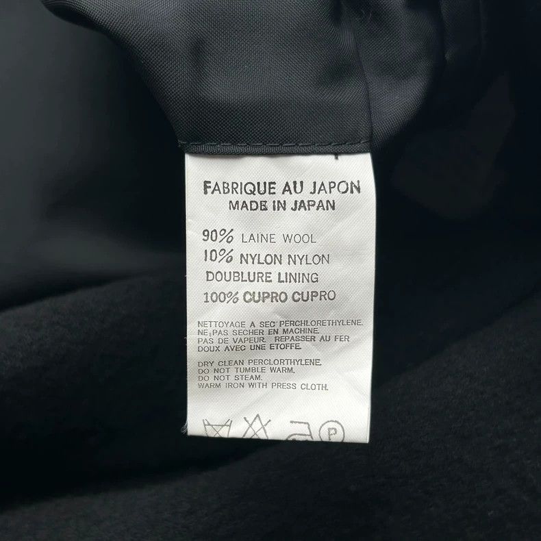 Yohji Yamamoto Yohji Yamamoto Yohji Yamamoto Hand-Stitched Black Suit Jac Size US M / EU 48-50 / 2 - 6 Thumbnail