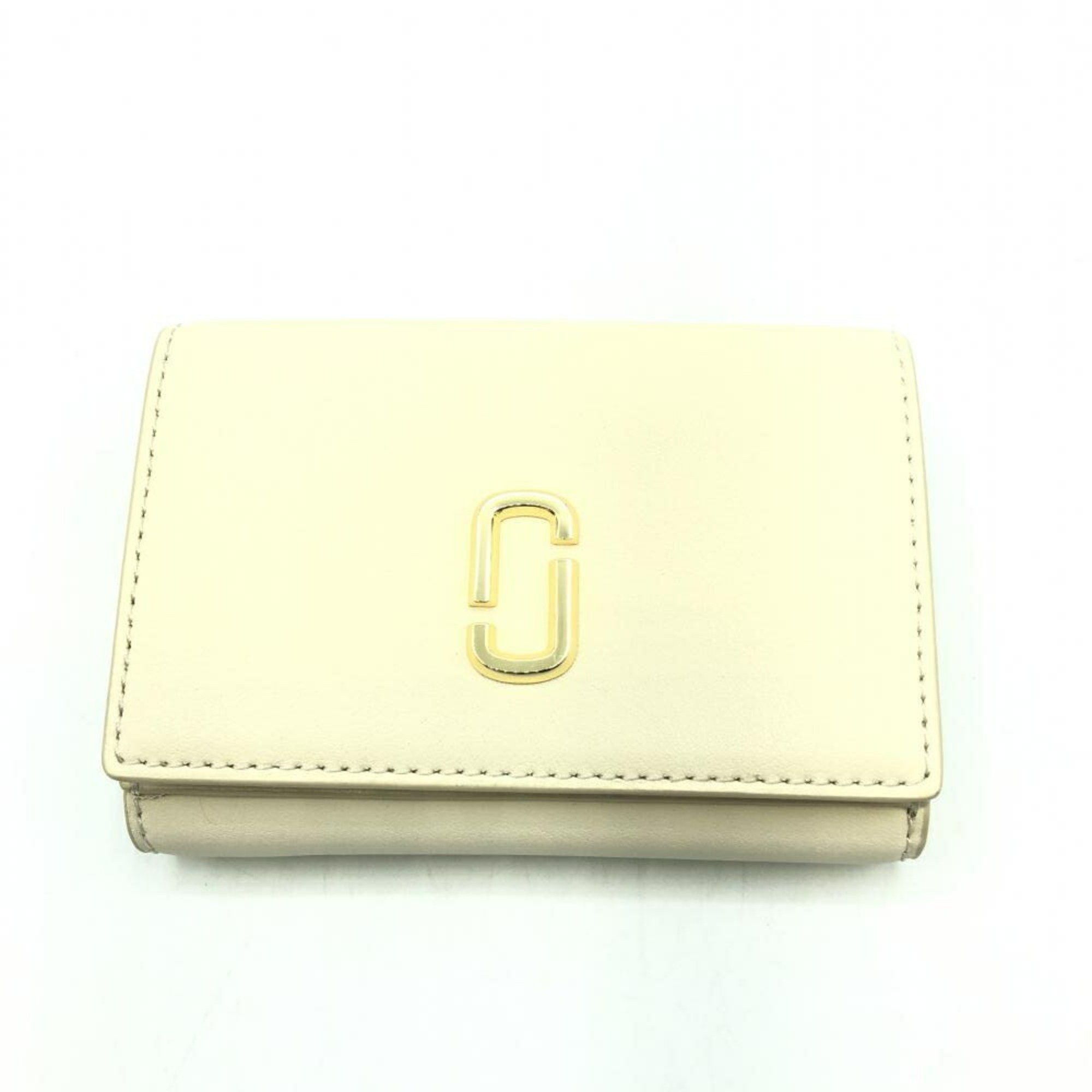 Marc Jacobs MARC JACOBS Tri-fold Wallet Beige 2S3SMP005S01 Marc Jacobs Size ONE SIZE - 1 Thumbnail