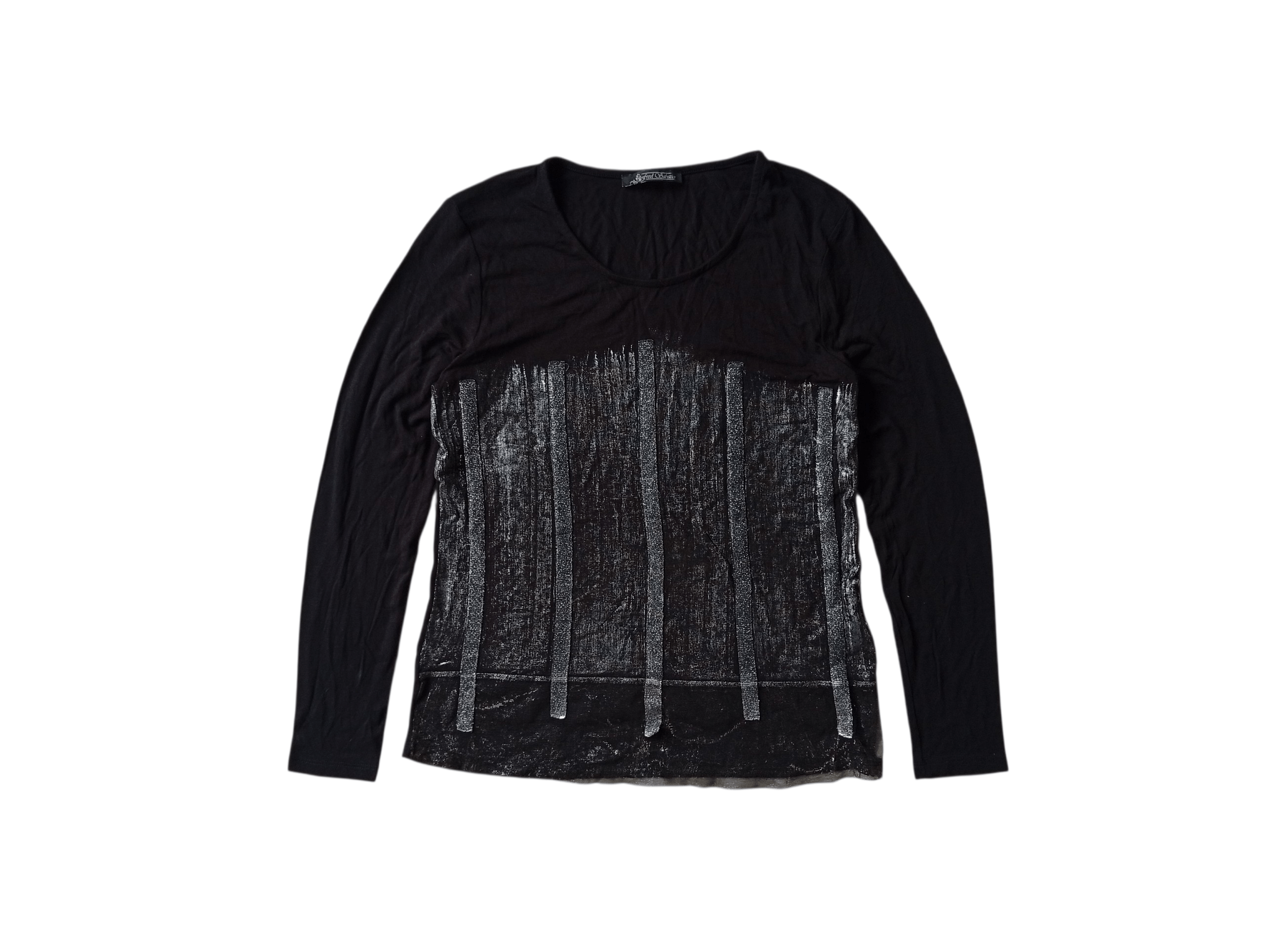 Vintage Margiela look Fred Sabatier mesh paint ls tee Size M / US 6-8 / IT 42-44 - 1 Thumbnail