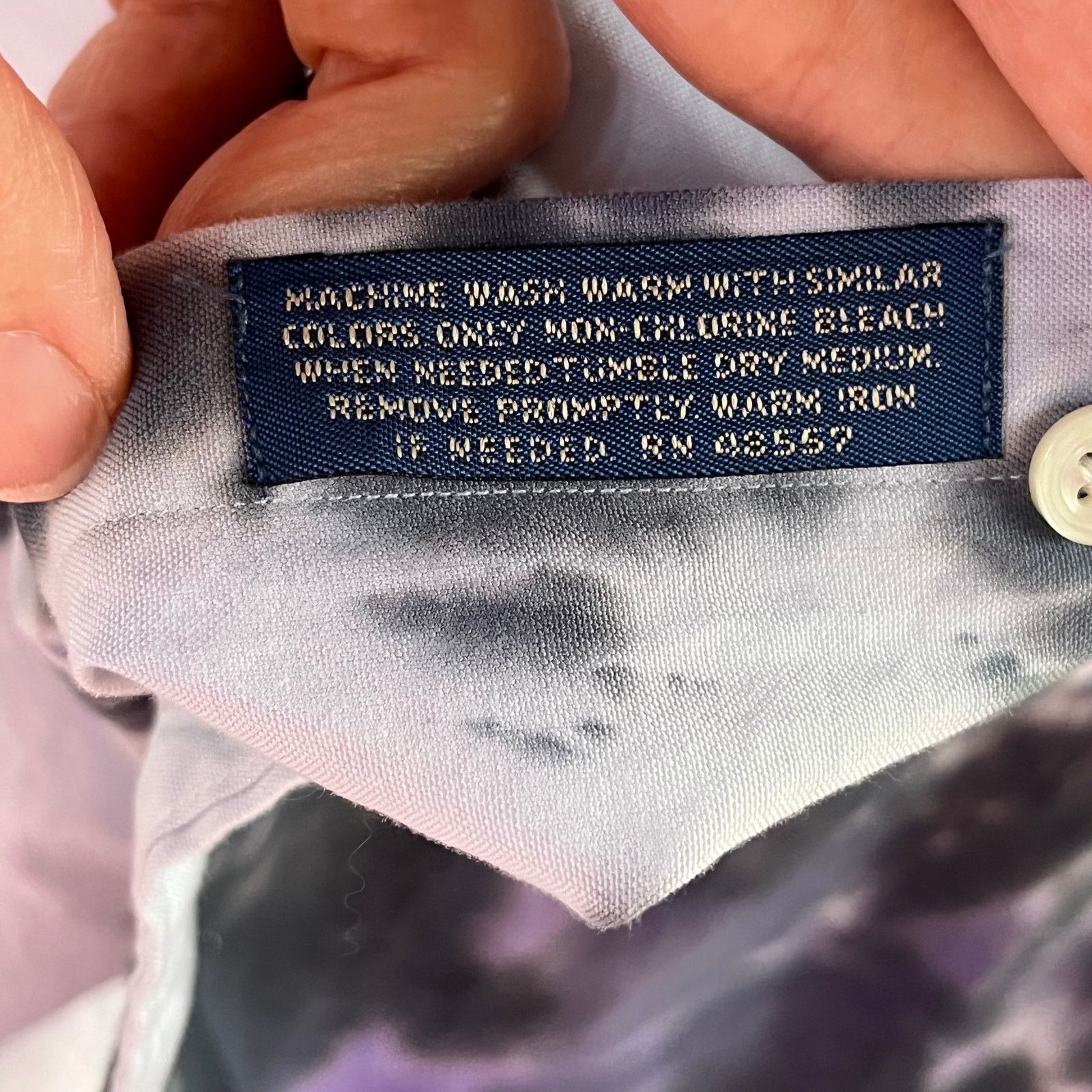 Other Cambridge Classics Vintage Purple Button Down 17 1/2-34/35 Size US L / EU 52-54 / 3 - 8 Thumbnail