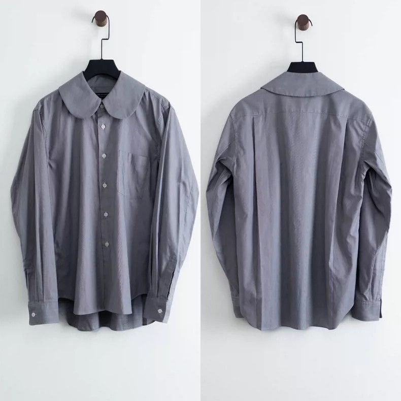 Comme des Garcons Comme Des Garcons Long Sleeve Shirt with Large Crew Neck a Size S / US 4 / IT 40 - 1 Thumbnail