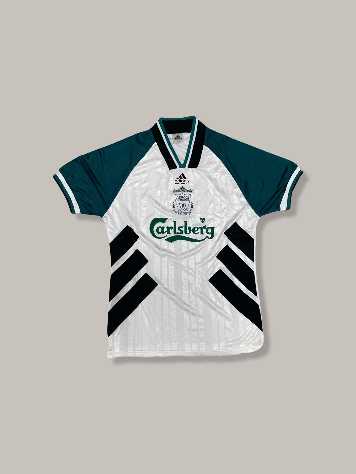 Adidas 1993/1995 Adidas Liverpool Calsberg Jersey Soccer Football Size US M / EU 48-50 / 2 - 1 Thumbnail