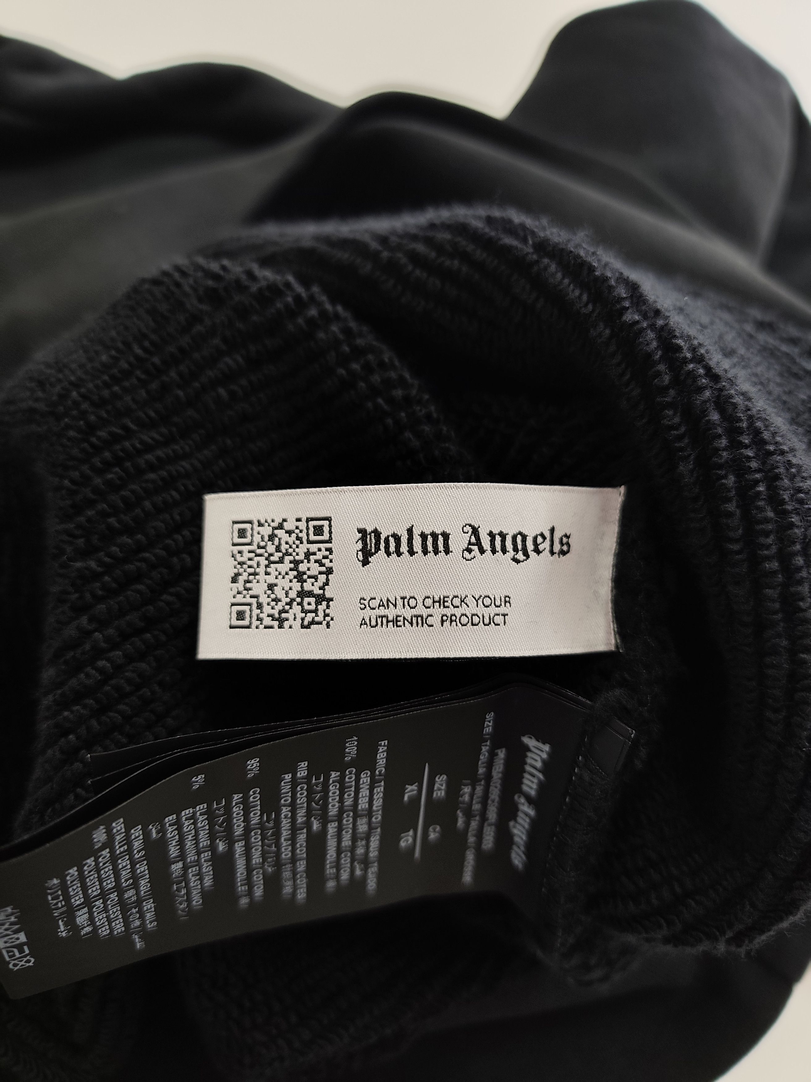 Palm Angels Palm Angels "Curved Logo Sweatshirt" Size US XL / EU 56 / 4 - 9 Thumbnail