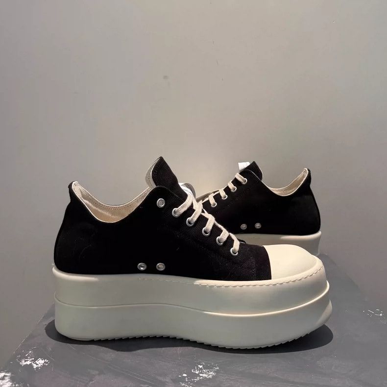 Rick Owens rick owens Double Line New Platform Low Top Big Converse Bo Size US 9 / EU 42 - 3 Thumbnail