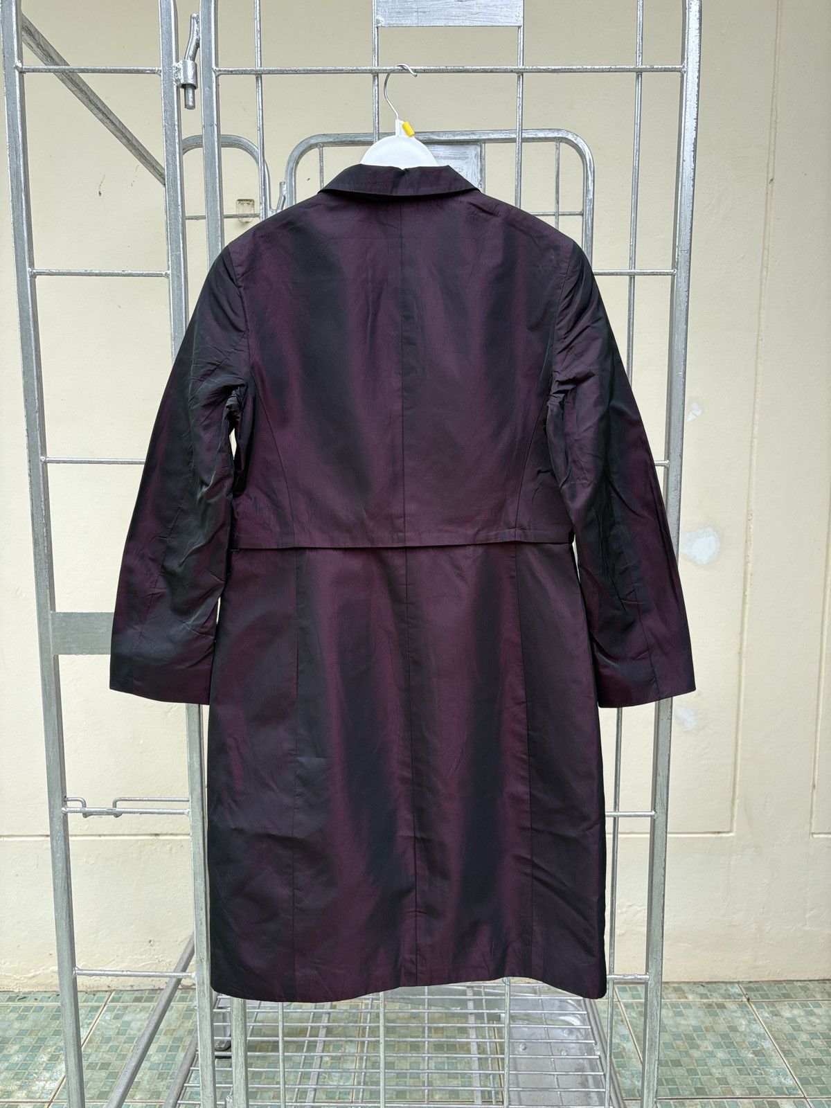 Jil Sander JILSANDER red maroon coat Size S / US 4 / IT 40 - 9 Thumbnail