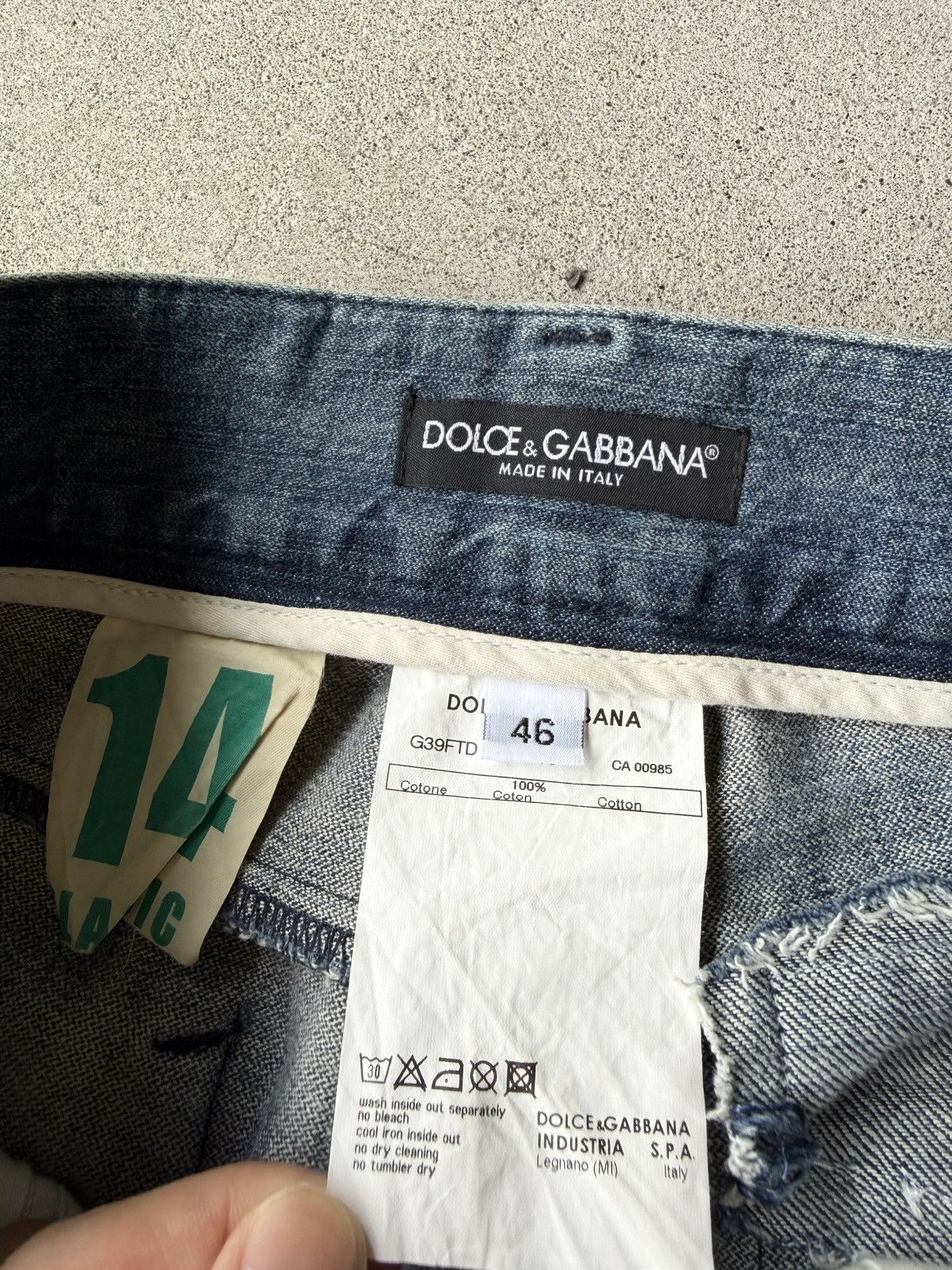 Dolce & Gabbana DOLCE&GABBANA Archive Patchwork Destroyed Denim Size US 30 / EU 46 - 10 Thumbnail
