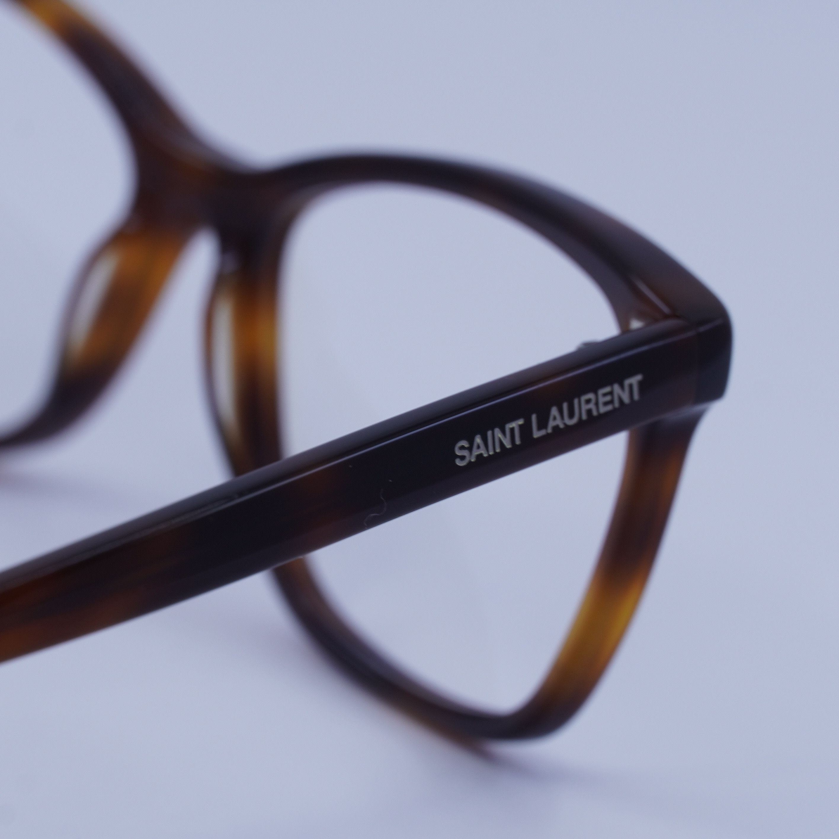 Saint Laurent Paris Saint Laurent SL503 003 Eyeglasses Havana 56mm Cat Eye Frame Size ONE SIZE - 10 Thumbnail