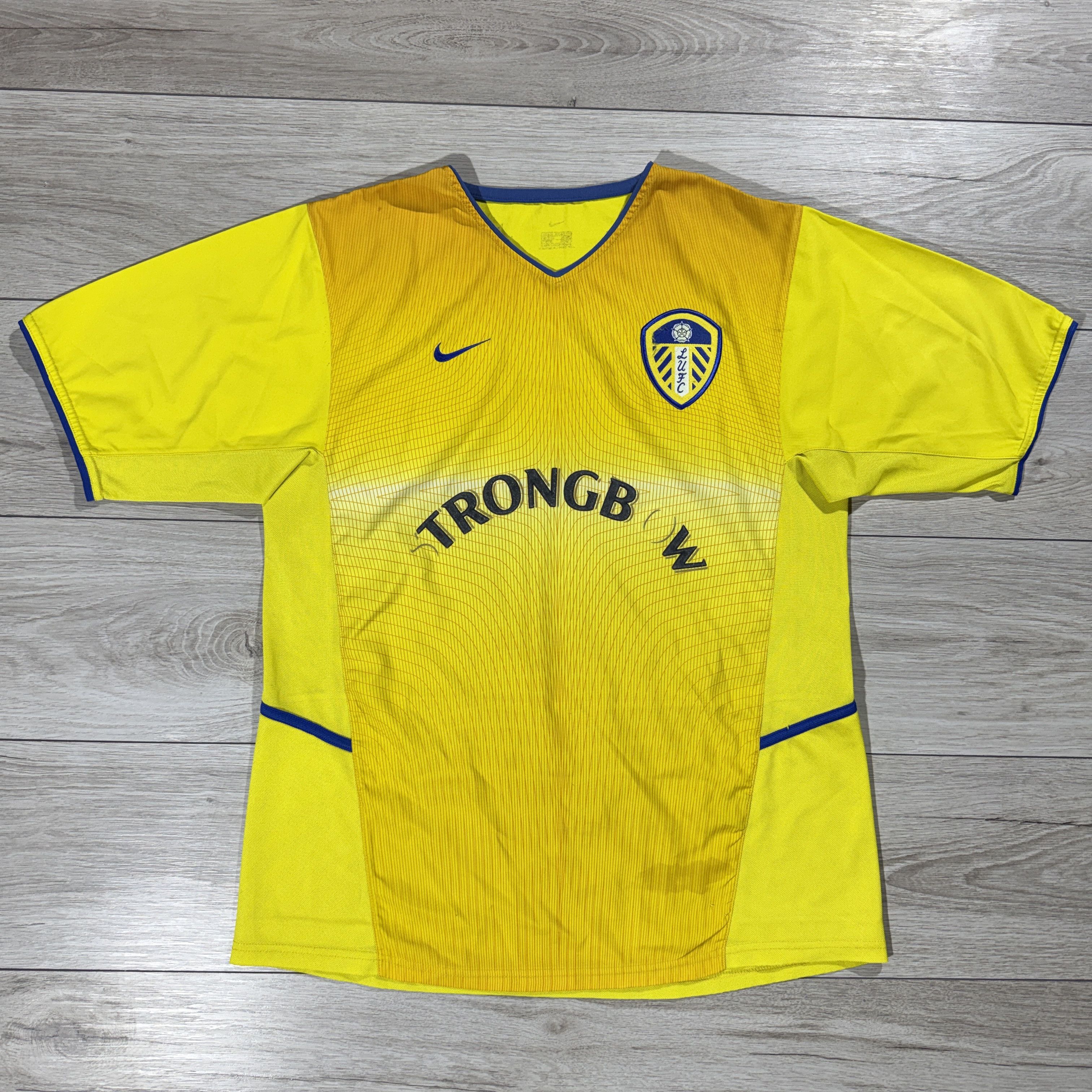 Nike Leeds United 2002-2004 Nike Strongbow Away Jersey Size L Size US L / EU 52-54 / 3 - 1 Thumbnail