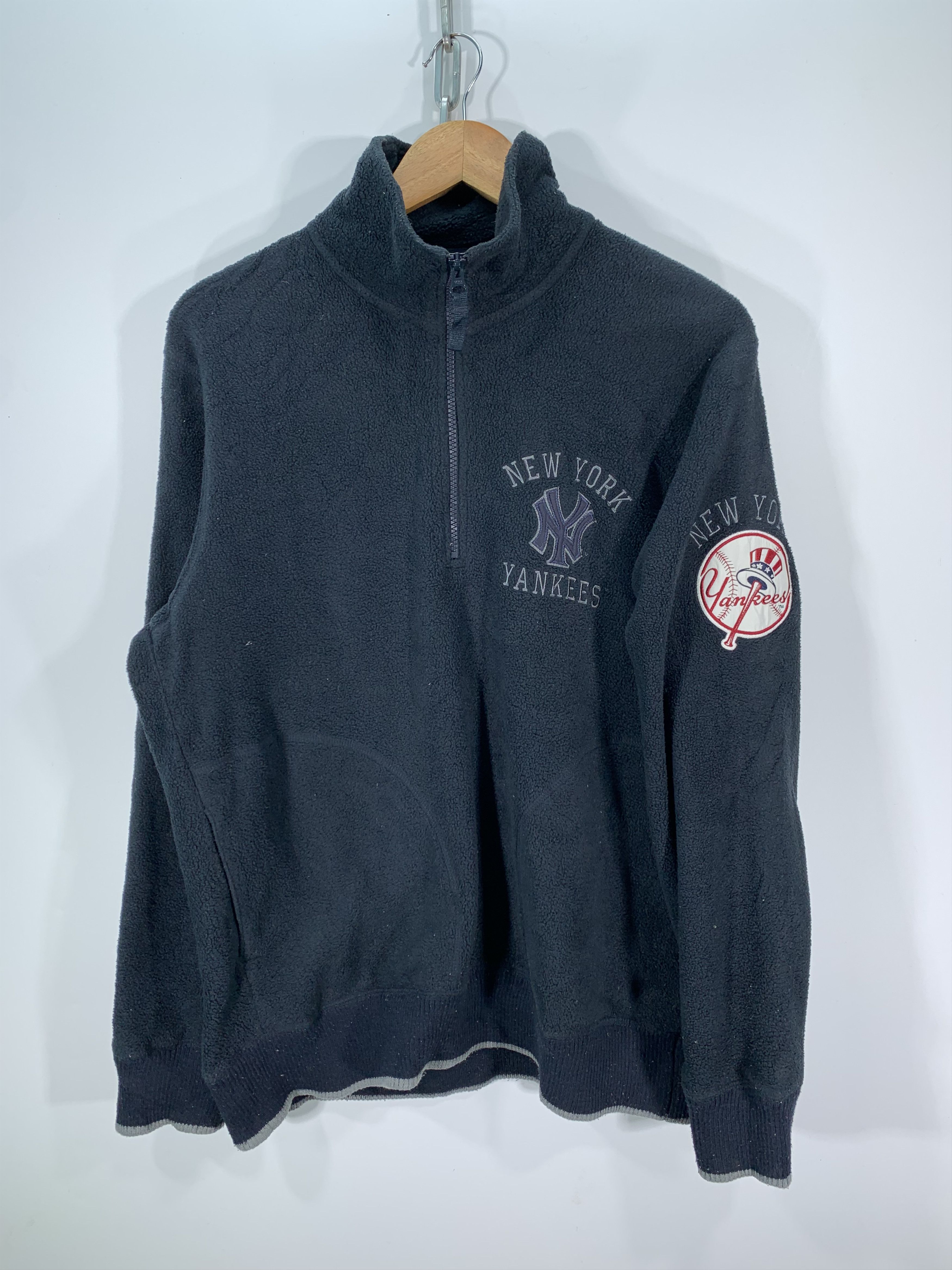 MLB × Uniqlo × Vintage Vintage MLB Uniqlo NY fleece Embroidered Logo Size US M / EU 48-50 / 2 - 1 Thumbnail