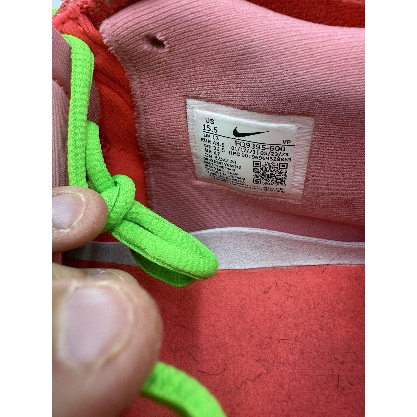Nike Size 15.5 - Nike A'ja Wilson x Cosmic Unity 3 Hot Punch W Size US 12 / IT 42 - 3 Thumbnail