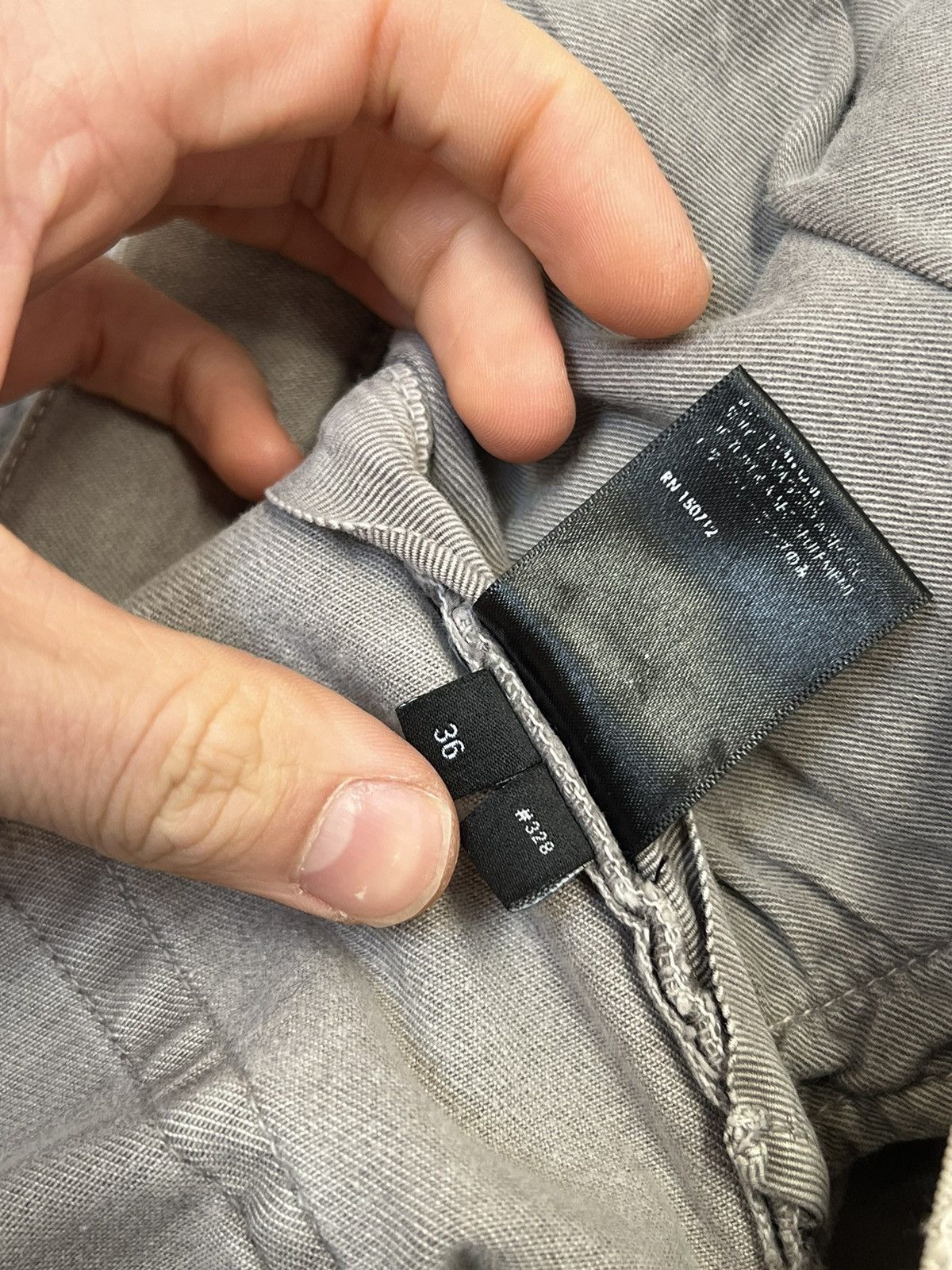 Amiri Amiri Mx-1 Grey Skinny Jeans With Patches Size 36 Size US 36 / EU 52 - 12 Thumbnail