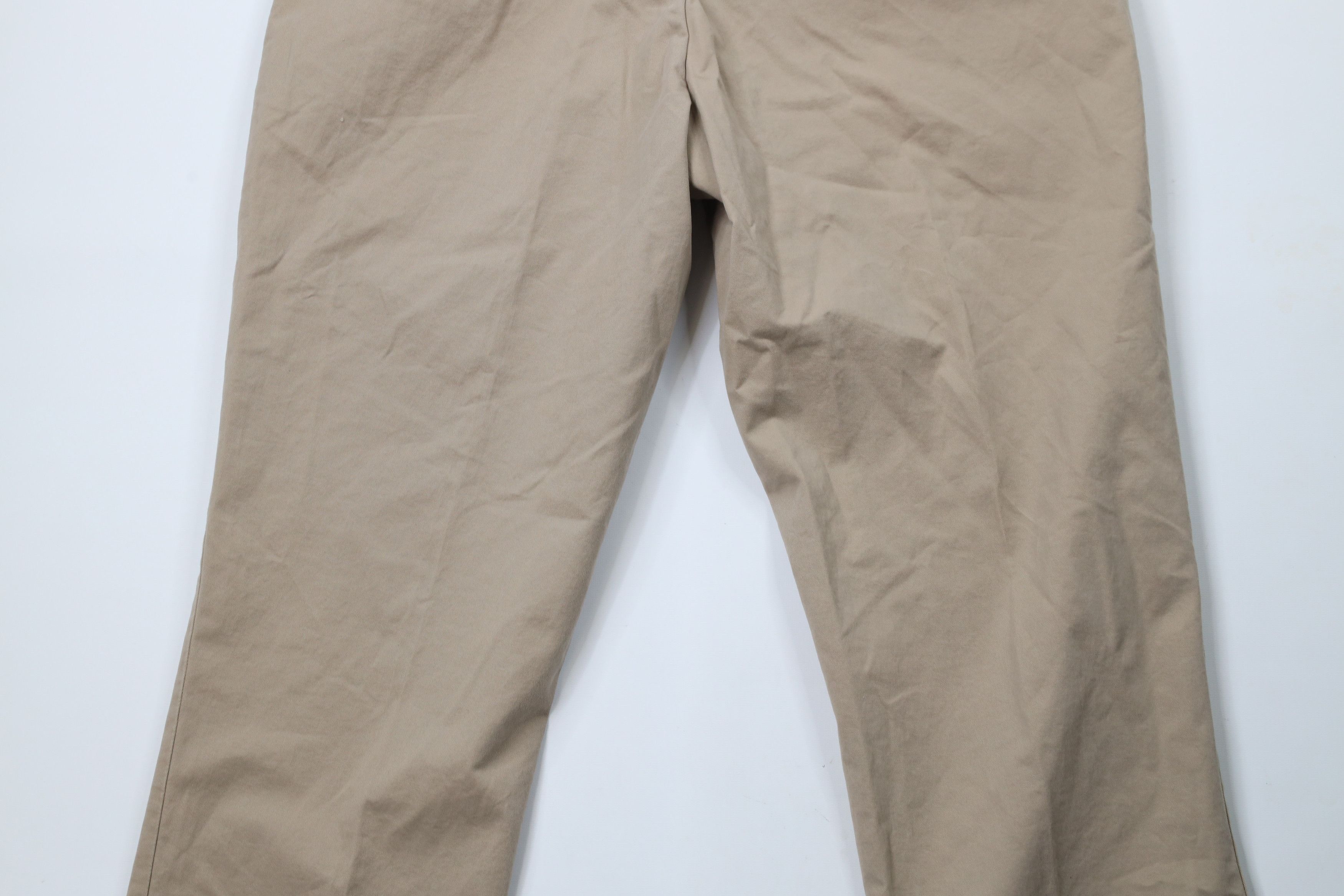 Ralph Lauren × Vintage Vintage Ralph Lauren Stretch Wide Leg Chino Pants Beige Size US 36 / EU 52 - 11 Thumbnail