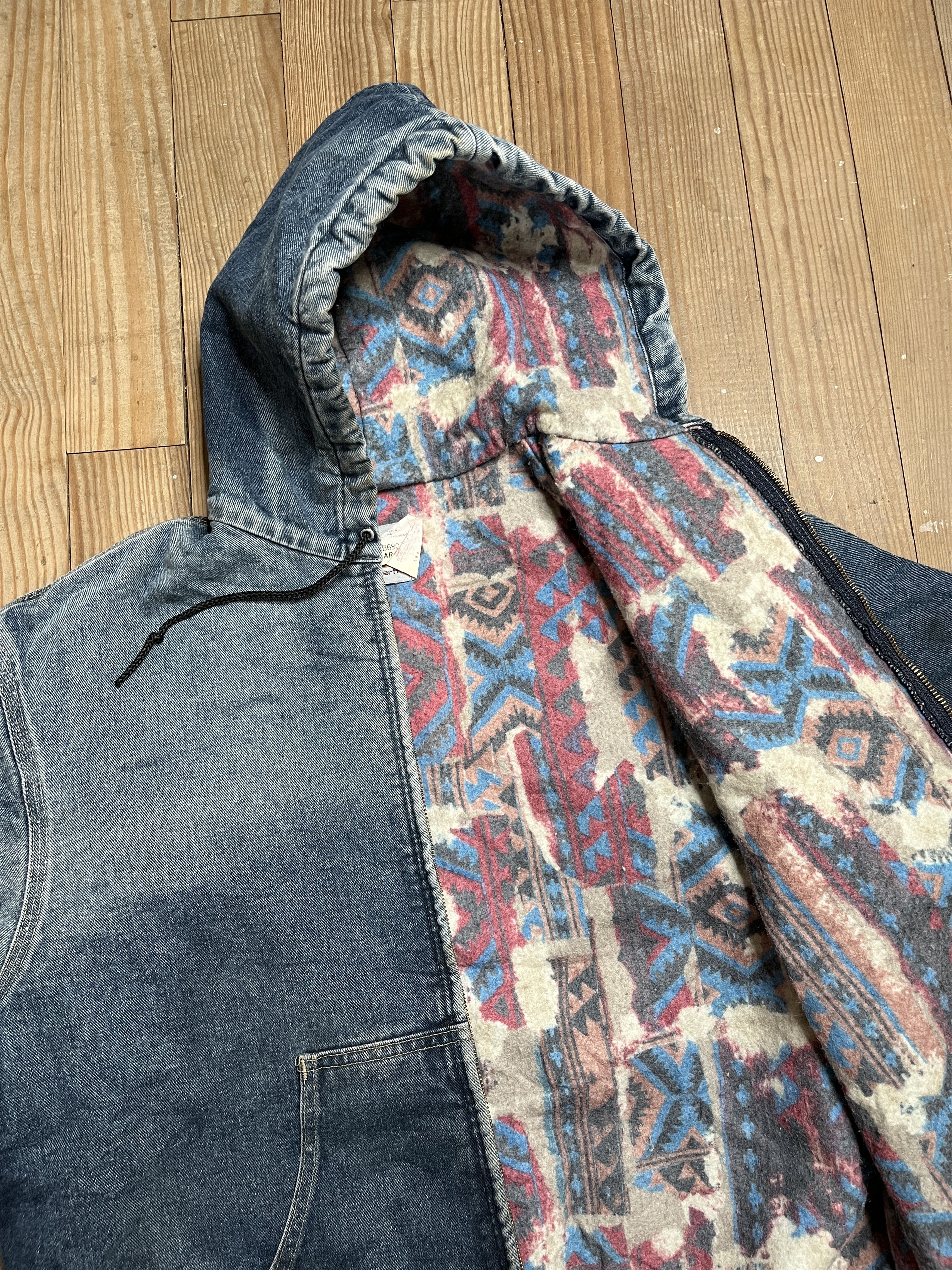 Carhartt Veste Carhartt Active Jacket Jean Vintage 1990's Made in USA Size US L / EU 52-54 / 3 - 7 Thumbnail