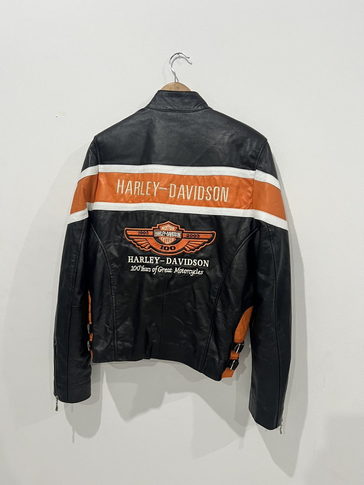 Harley Davidson × Vintage 🩸RARE🩸Harley Davidson Vintage Leather Jacket Size US M / EU 48-50 / 2 - 8 Thumbnail