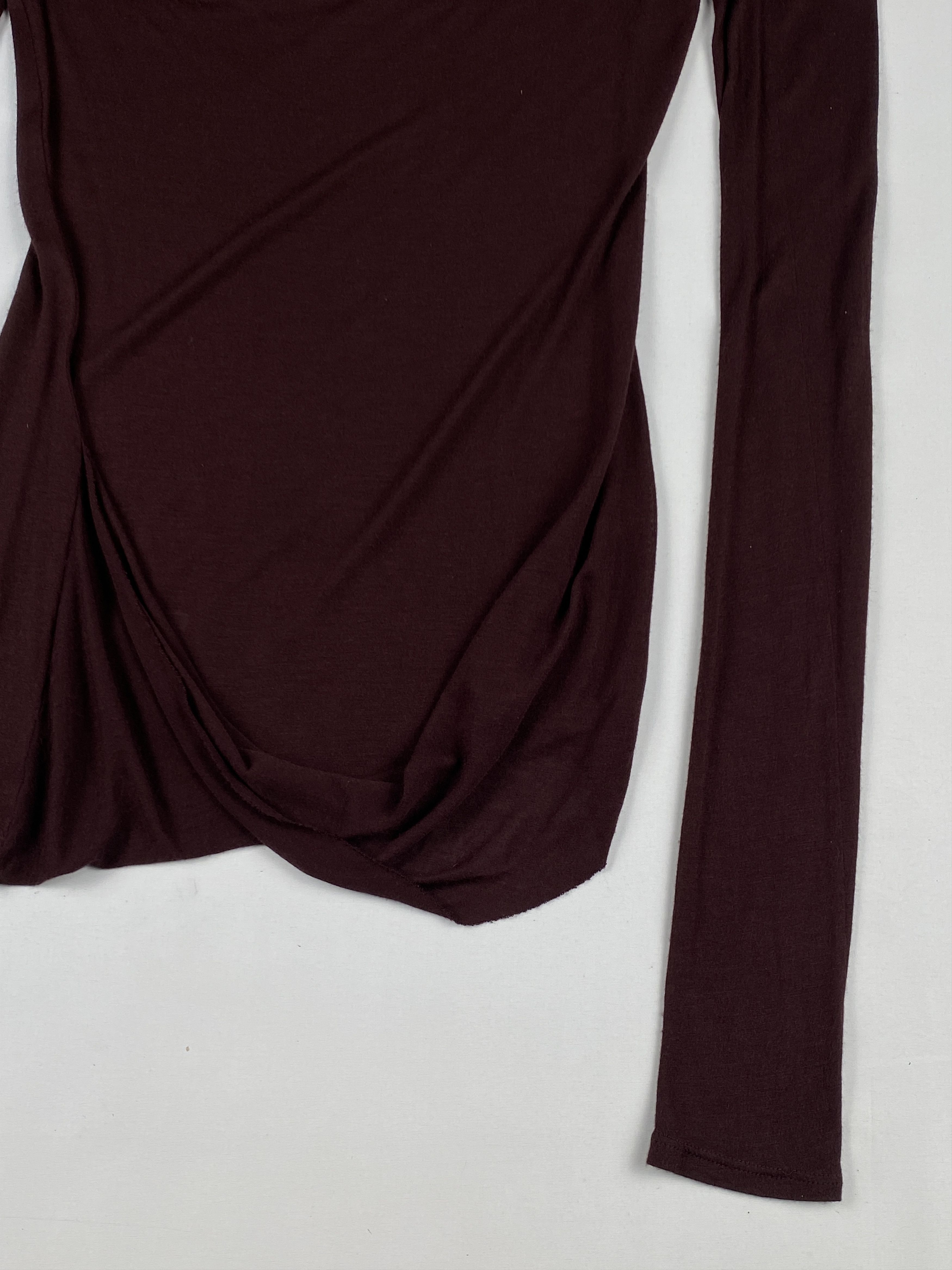 Helmut Lang Long Sleeve Cowl Neck Top Size S / US 4 / IT 40 - 7 Thumbnail