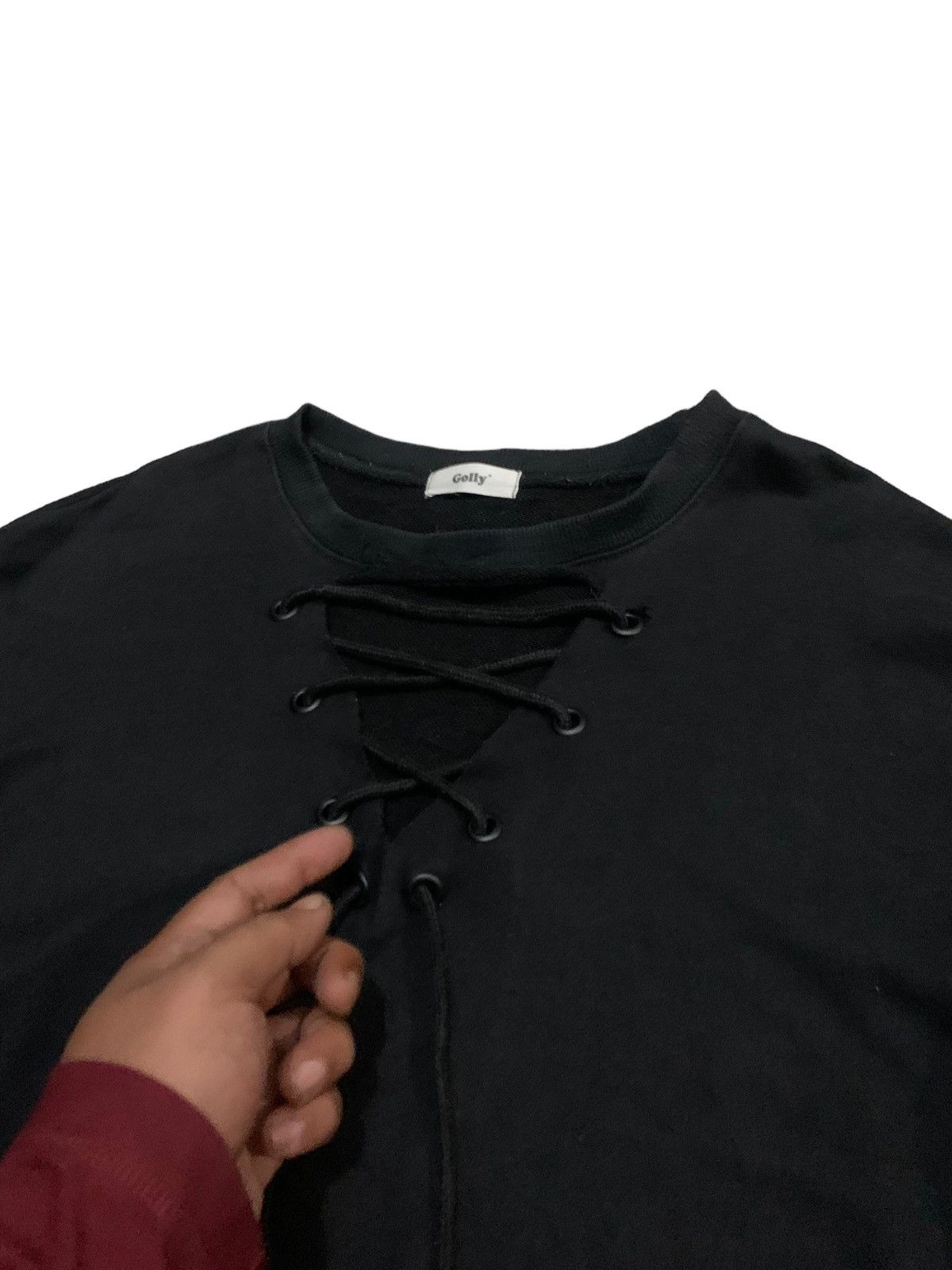 14th Addiction × Beauty Beast × KMRii Japan Golly gothic laces up thousand star studded sweatshirt Size US L / EU 52-54 / 3 - 3 Thumbnail