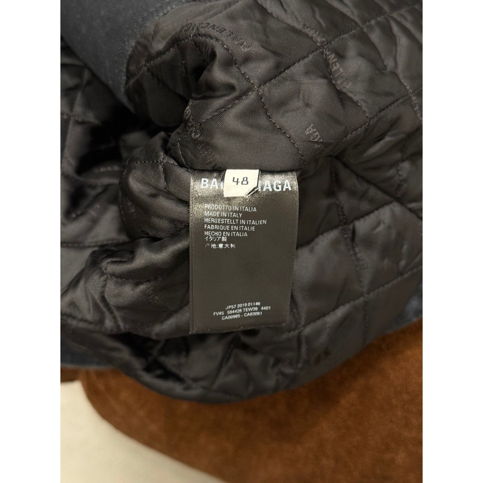 Balenciaga A/W2019 Balenciaga by Demna padded biker denim jacket Size US M / EU 48-50 / 2 - 8 Thumbnail