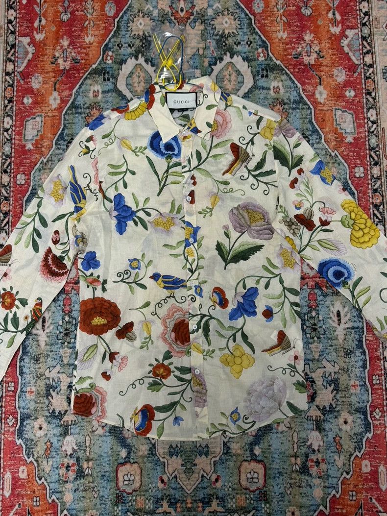 Gucci Gucci Size os Printed shirt 2503-Nextarrow Size US M / EU 48-50 / 2 - 1 Thumbnail