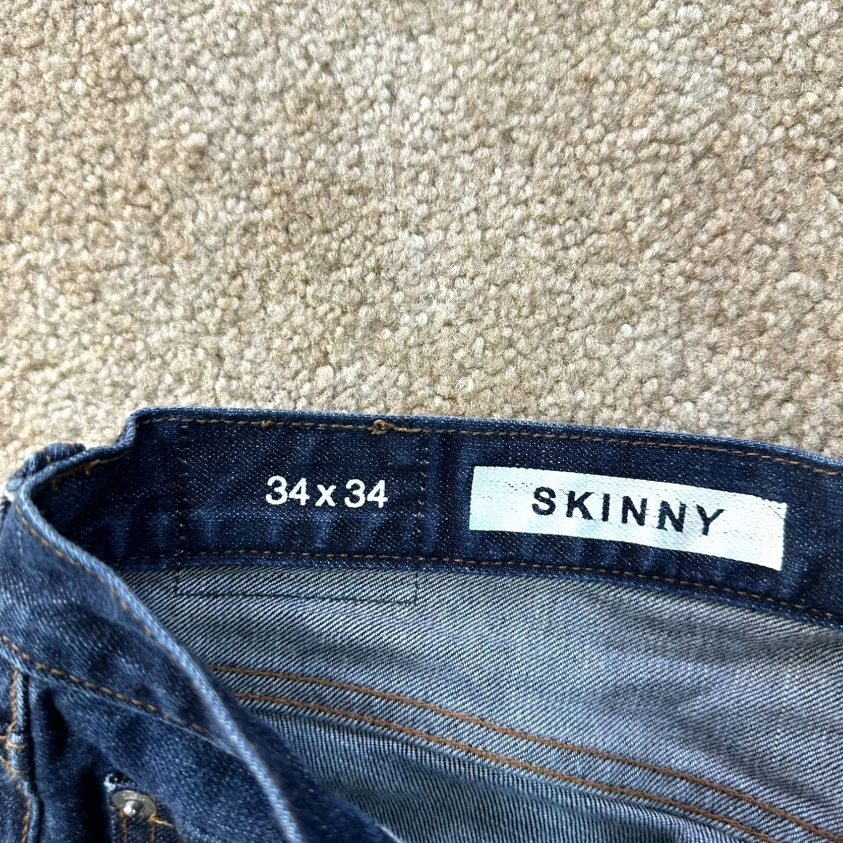 Gap Gap 1969 Jeans Men’s 34x34 Blue Denim Stretch Regular Slim Fit 5-Pocket Denim Pants Jeans Blue Men’s Jeans Size US 34 / EU 50 - 3 Thumbnail