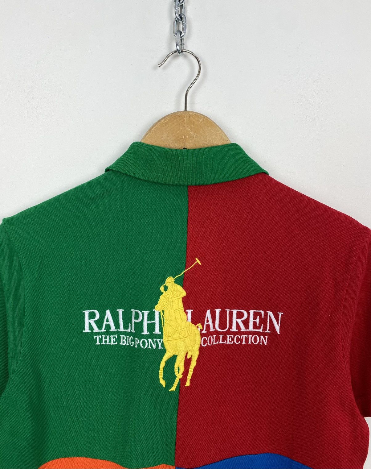 Handmade 90’s Polo Ralph Lauren Big Pony Collection Polo Shirt Size US S / EU 44-46 / 1 - 8 Thumbnail