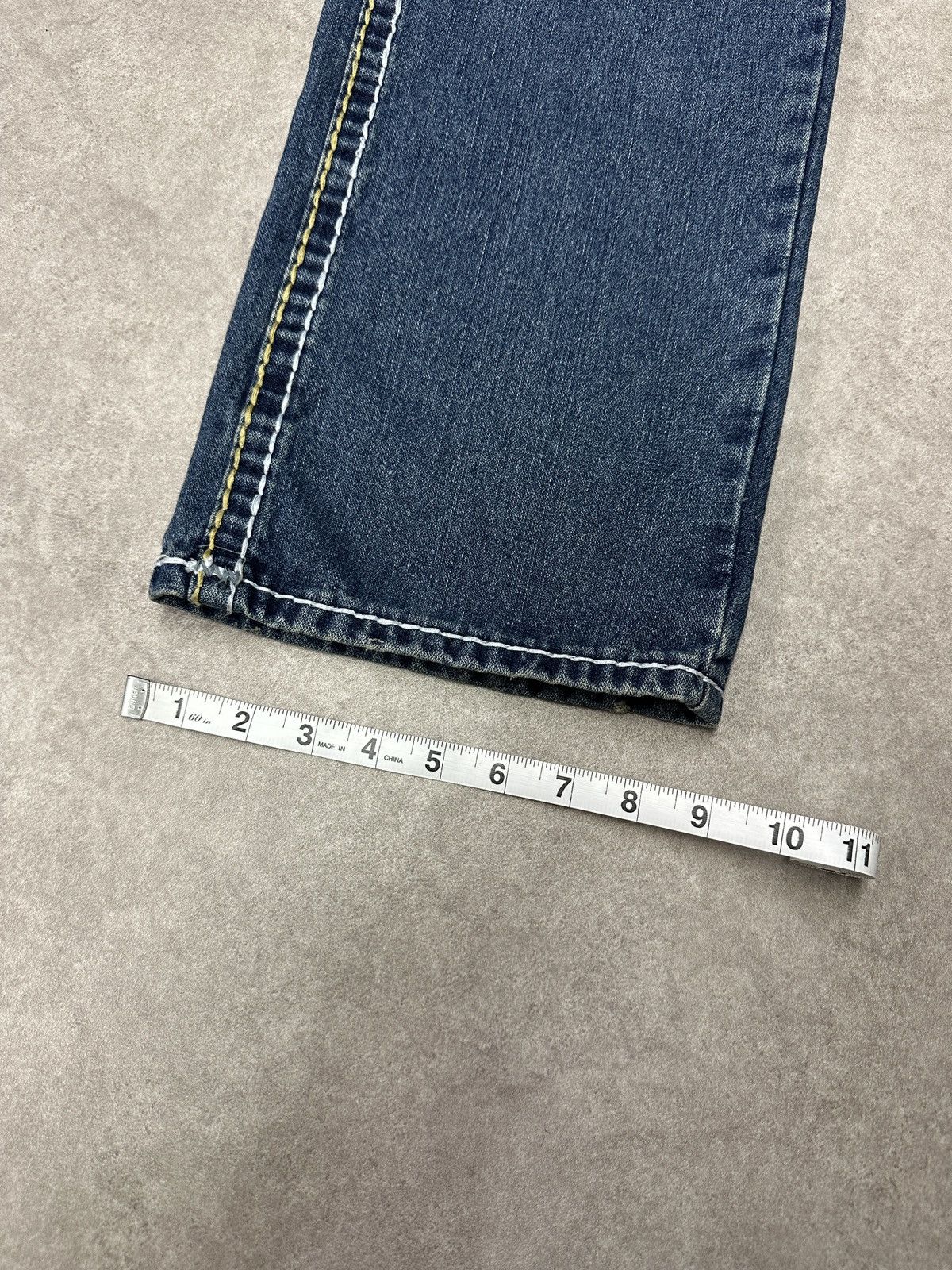 True Religion True Religion Jeans Ricky Super T Faded Denim Big Stitch Y2K Size US 38 / EU 54 - 10 Thumbnail