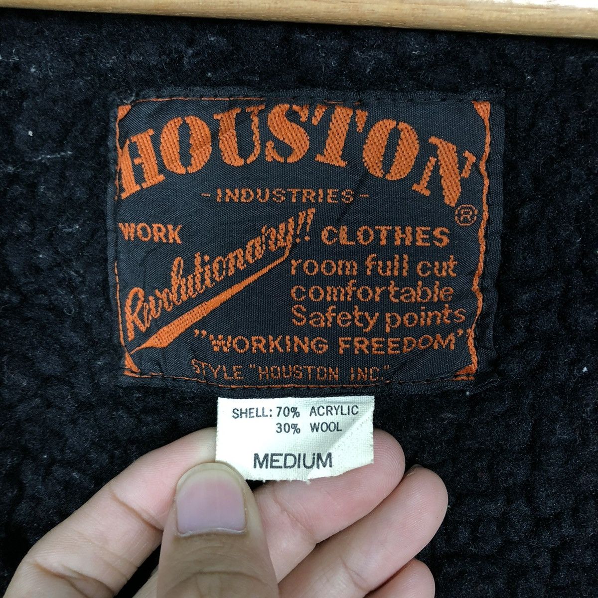 Japanese Brand 🔥VINTAGE WOOL BUTTON BOMBER JACKET HOUSTON TARTAN DESIGN Size US M / EU 48-50 / 2 - 20 Thumbnail