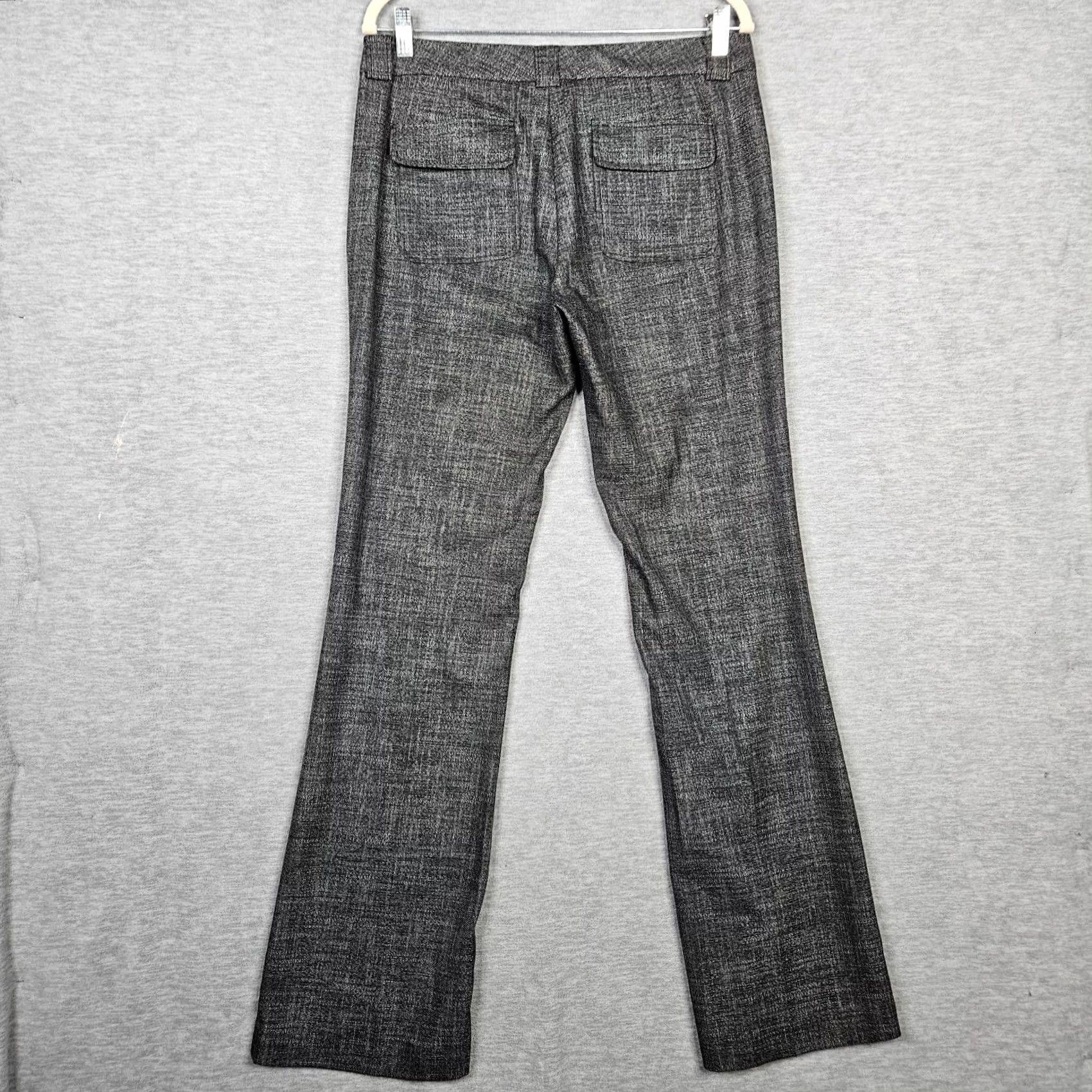 Vintage ECRU Women's Mid-Rise Costello Trouser black/white Size 6 Size 28" / US 6 / IT 42 - 2 Thumbnail