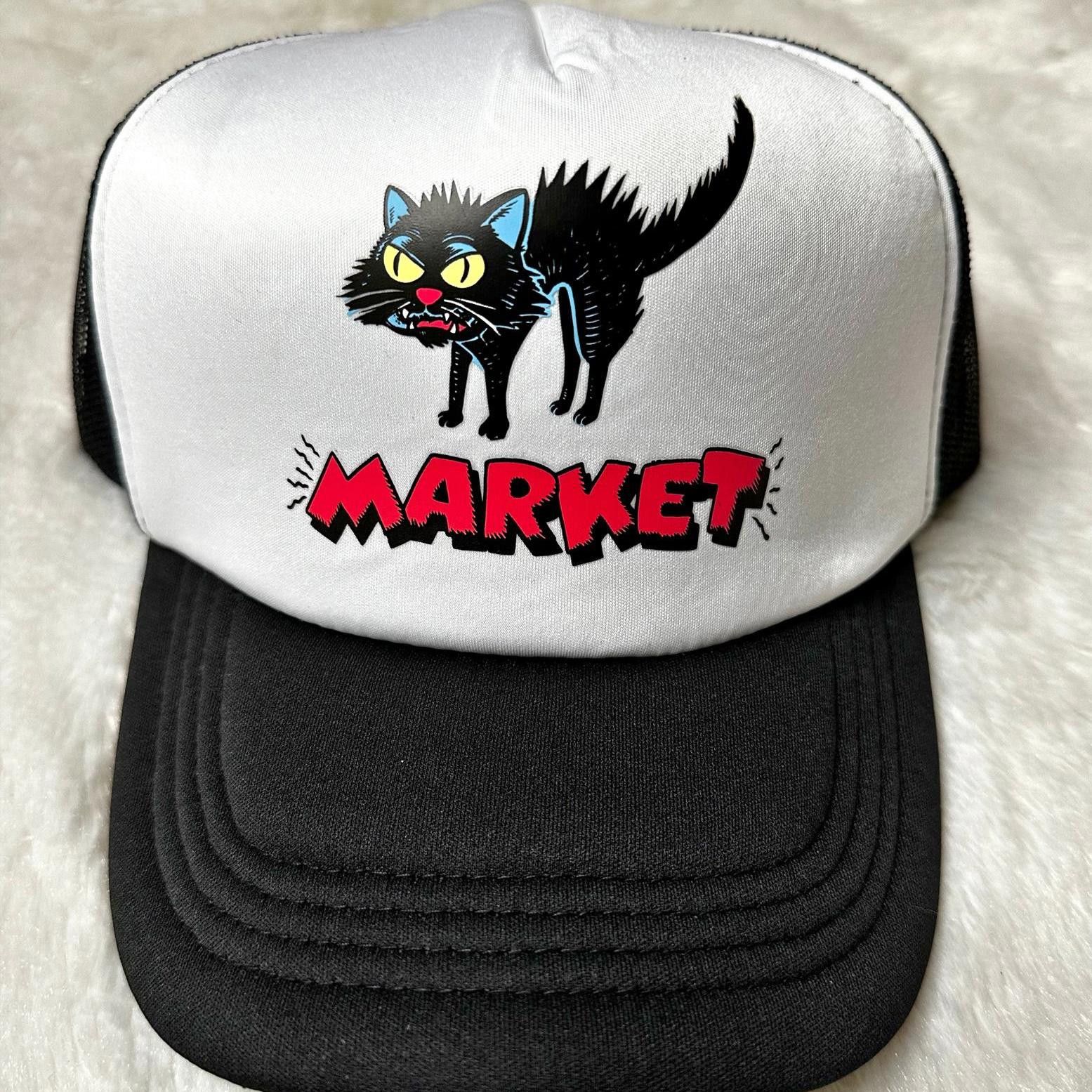 Market NWT Market Superstitious Foam Mesh Snapback Trucker Hat OS Size ONE SIZE - 2 Thumbnail