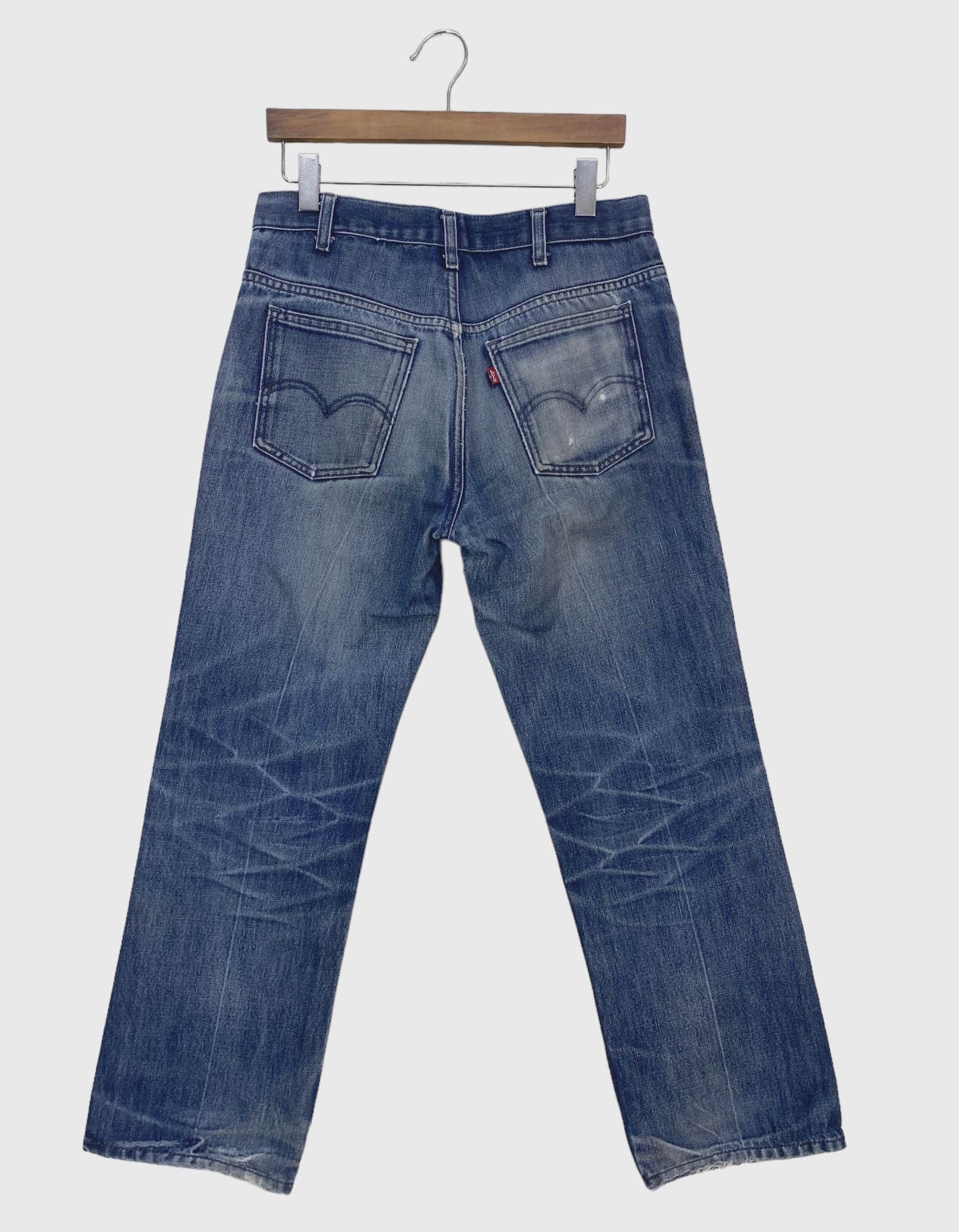 Levi's × Levi's Vintage Clothing Levis Sta-Prest Jeans Light Wash Jeans Size US 31 - 1 Thumbnail