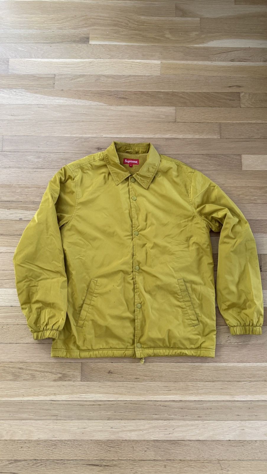 Supreme Supreme Old English Coaches Jacket Gold 2016 Small Size US S / EU 44-46 / 1 - 2 Thumbnail