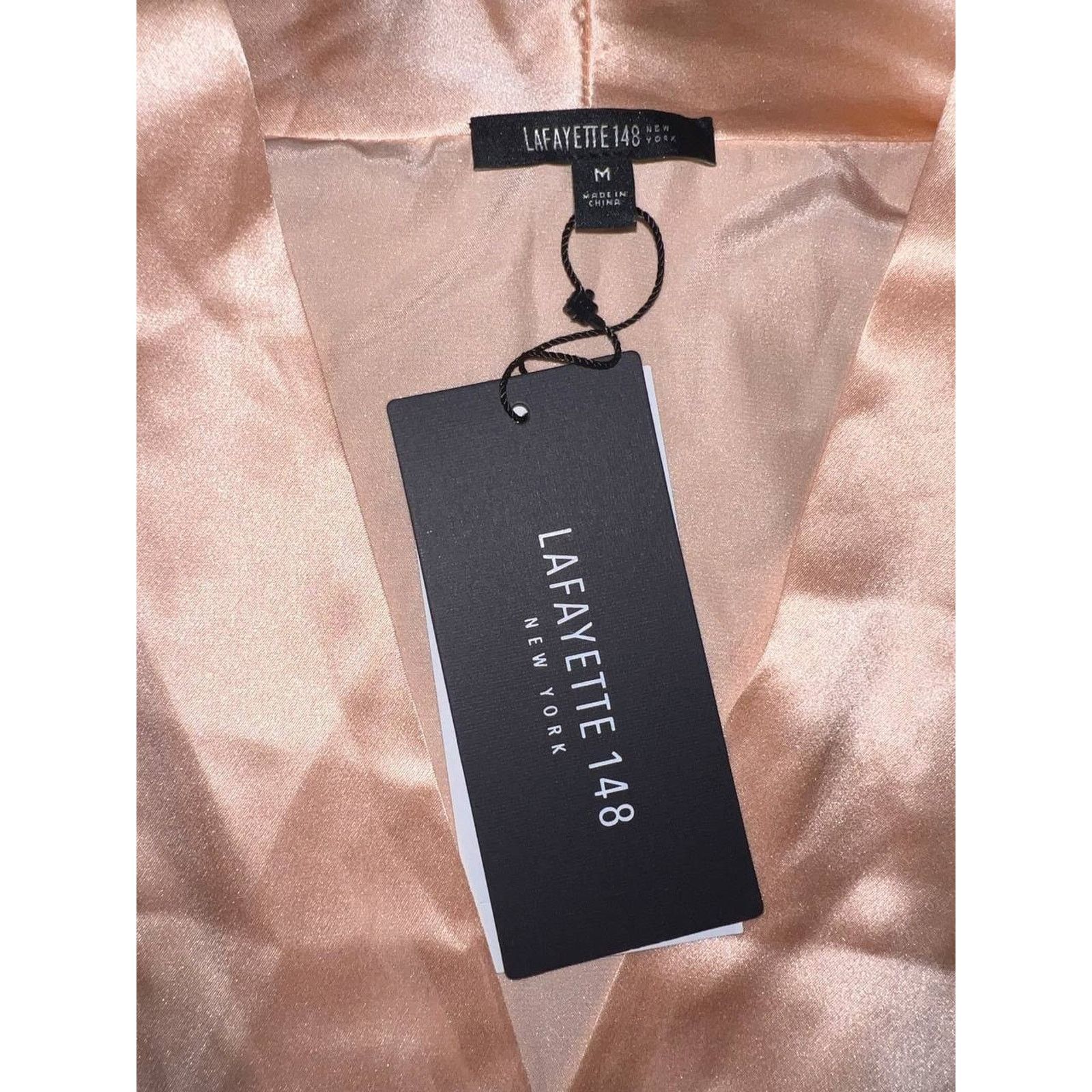 Lafayette 148 Lafayette 148 blouse peach silky Medium A002050 Size M / US 6-8 / IT 42-44 - 7 Thumbnail