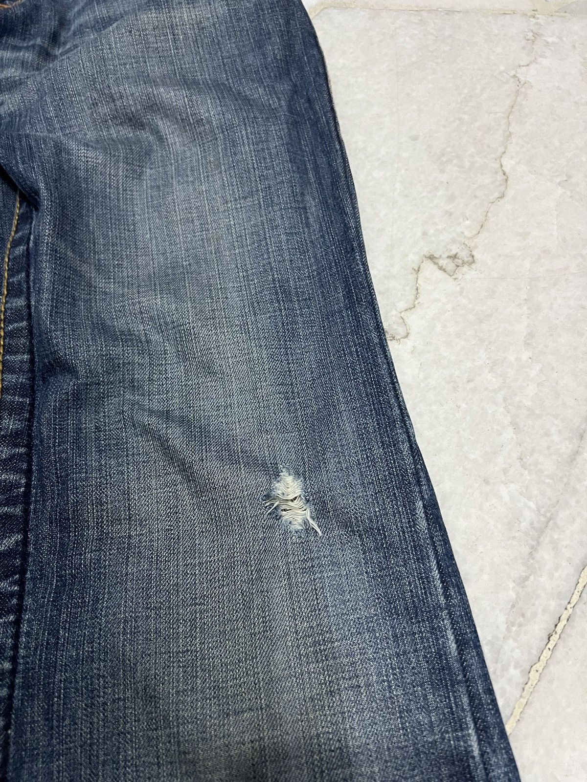 Japanese Brand × Rock Revival ROCK REVIVAL DISTRESSED FLARE JEANS VERY RARE Size US 31 - 4 Thumbnail