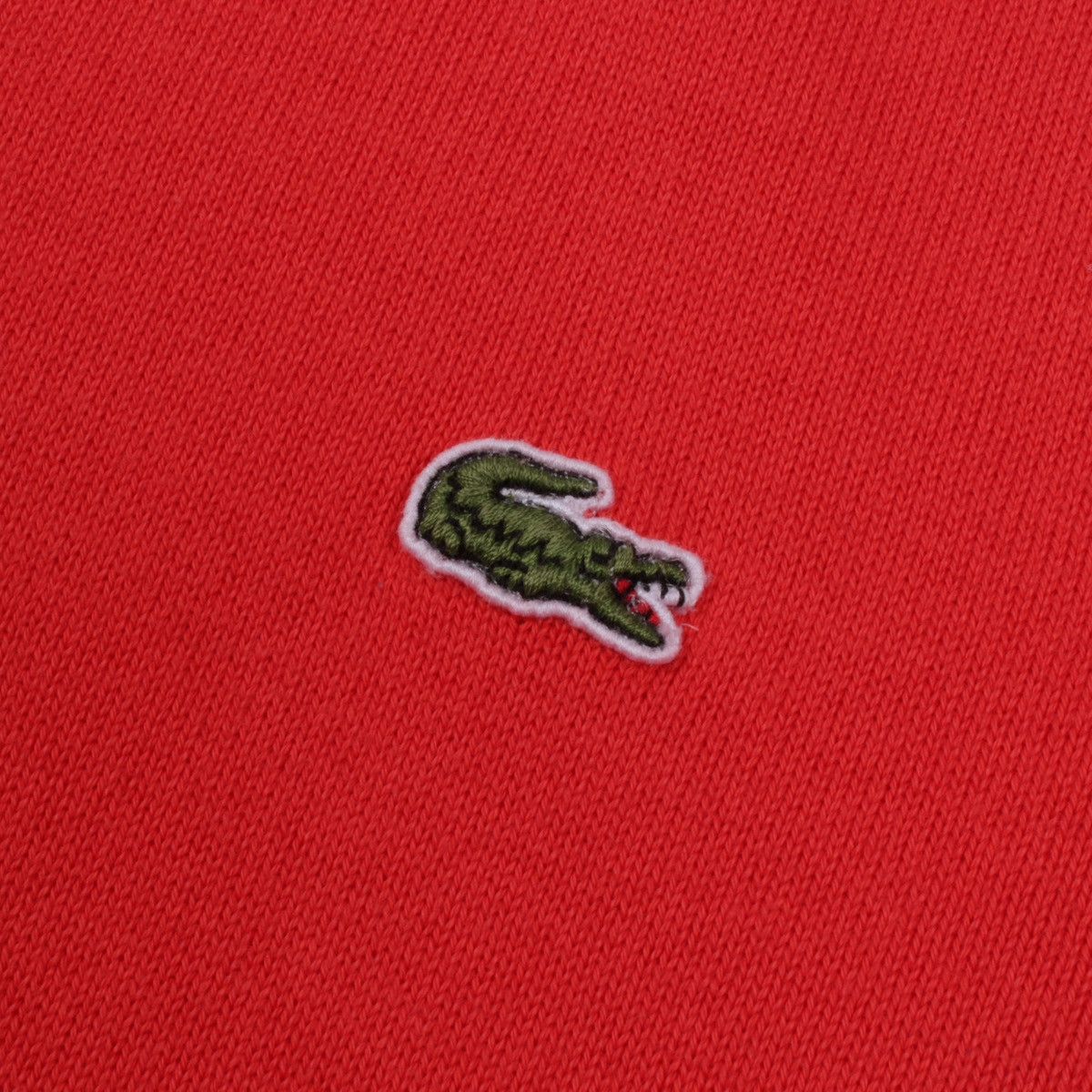 Lacoste LACOSTE Red Cotton Knit Pullover Sweater Crew Neck Size US XXL / EU 58 / 5 - 4 Thumbnail