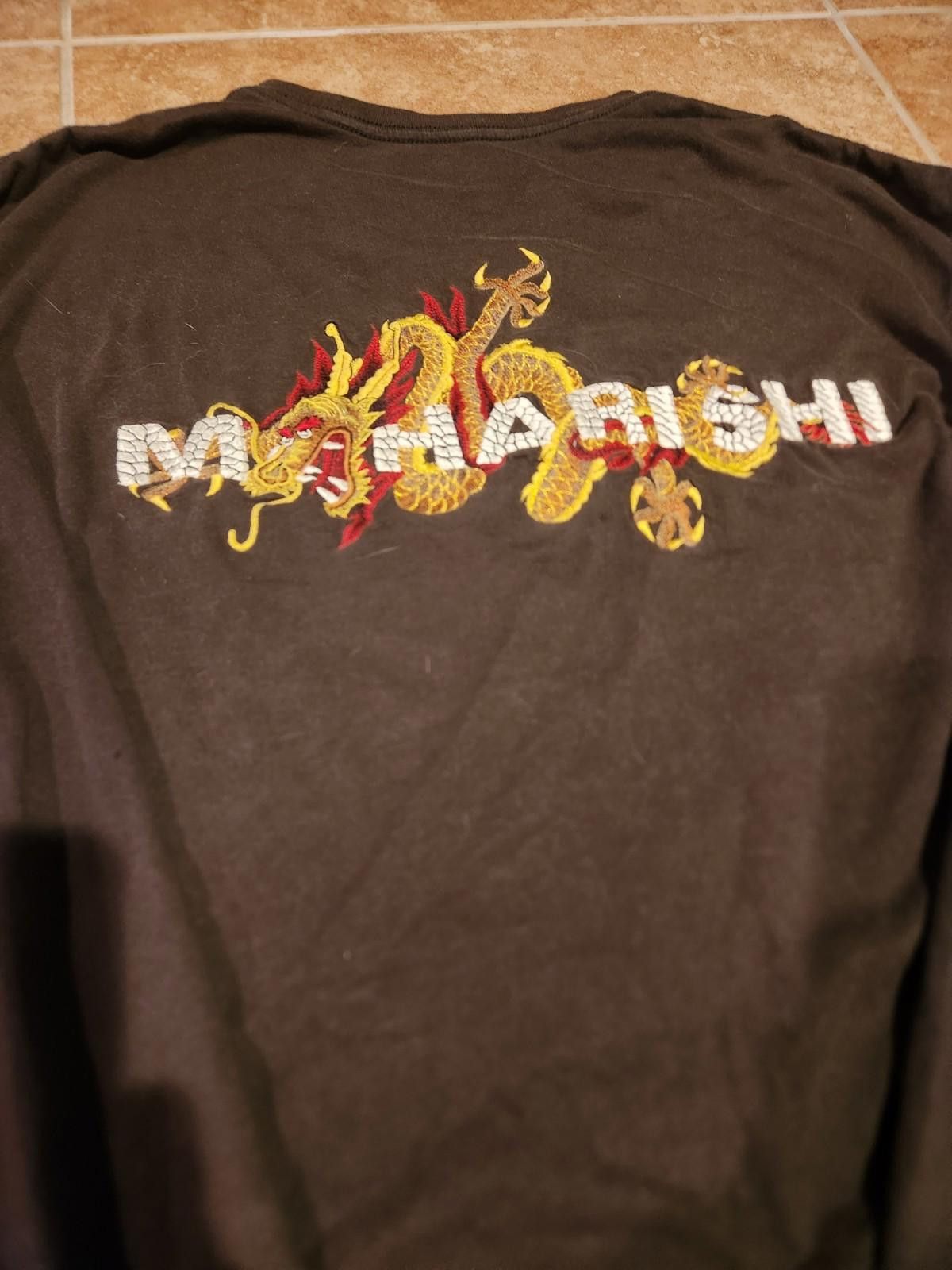 Maharishi Maharishi Golden Dragon Long Sleeve Shirt Mens XL Size US XL / EU 56 / 4 - 2 Thumbnail