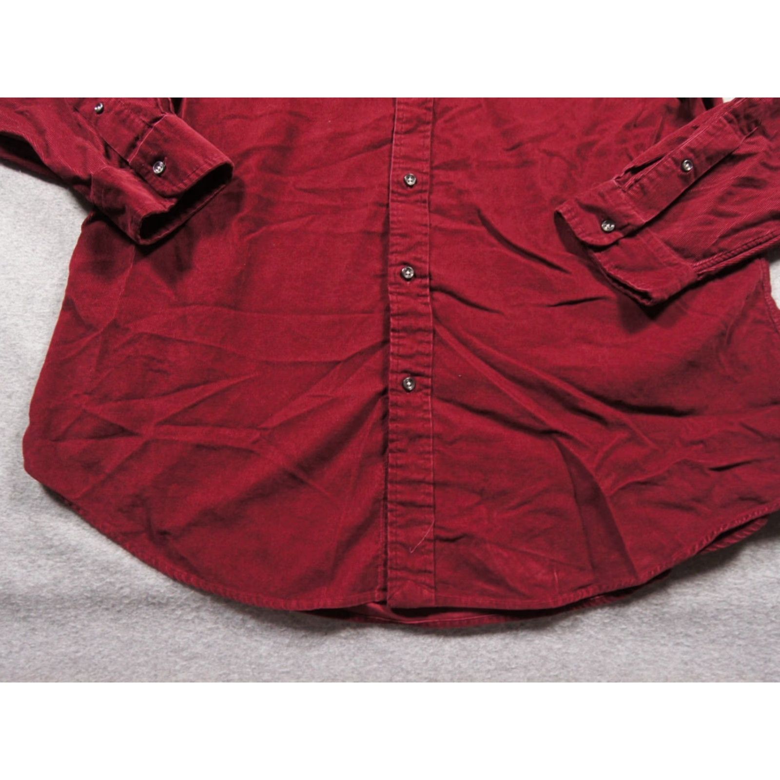 Ralph Lauren Ralph Lauren Shirt Mens XLarge Red Button-Down Corduroy Classic Fit Preppy Pony - XL Red Button-Up Long Sleeve Casual Mens Size US XL / EU 56 / 4 - 4 Thumbnail