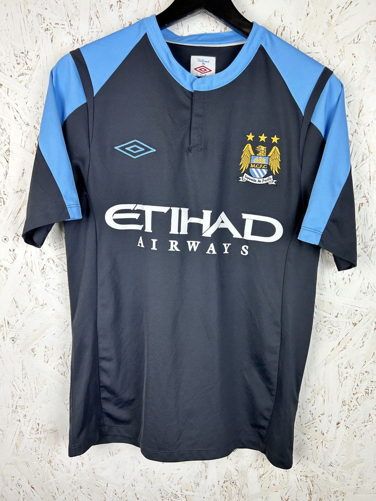Umbro Vintage Umbro Manchester City 2012/13 Training Kit Jersey M Size US M / EU 48-50 / 2 - 1 Thumbnail