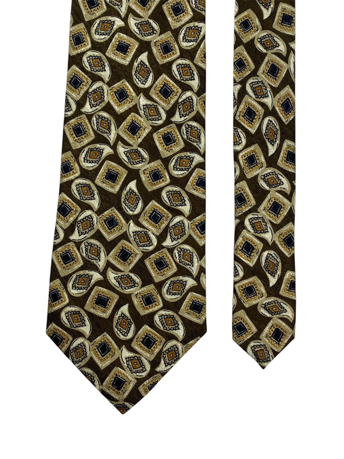 Ermenegildo Zegna × Z Zegna ERMENEGILDO ZEGNA SILK NECKTIE PAISLEY TIE MADE IN ITALY Size ONE SIZE - 3 Thumbnail