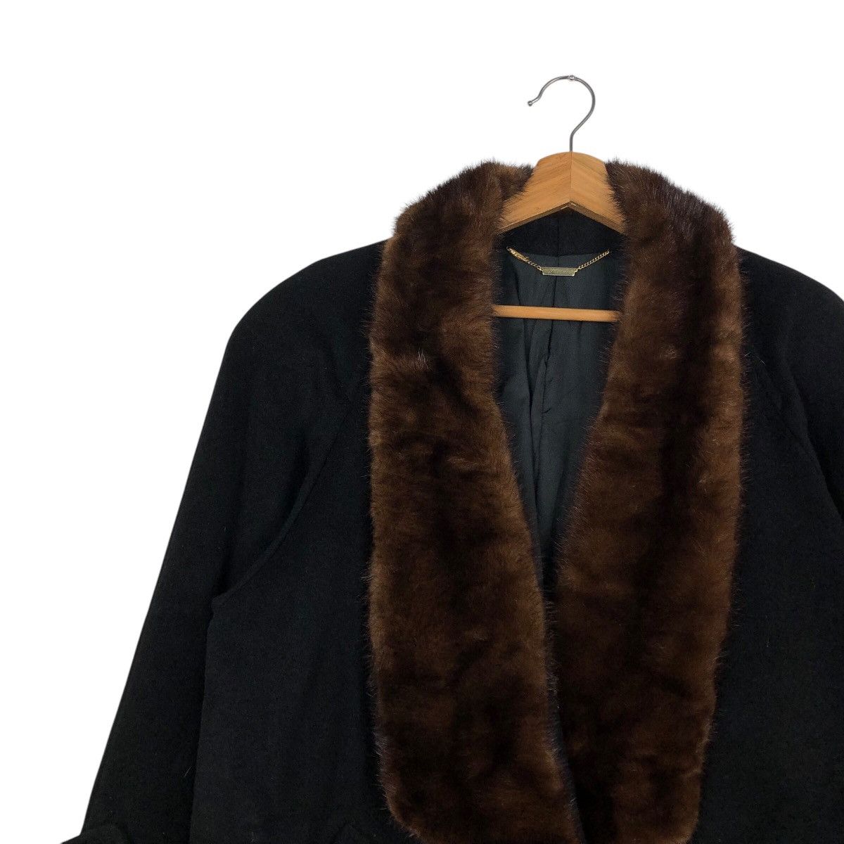 Vintage 📌Vintage Oversize Jacket Lui Chantant Fur Blanket Cashmere Size US M / EU 48-50 / 2 - 8 Thumbnail