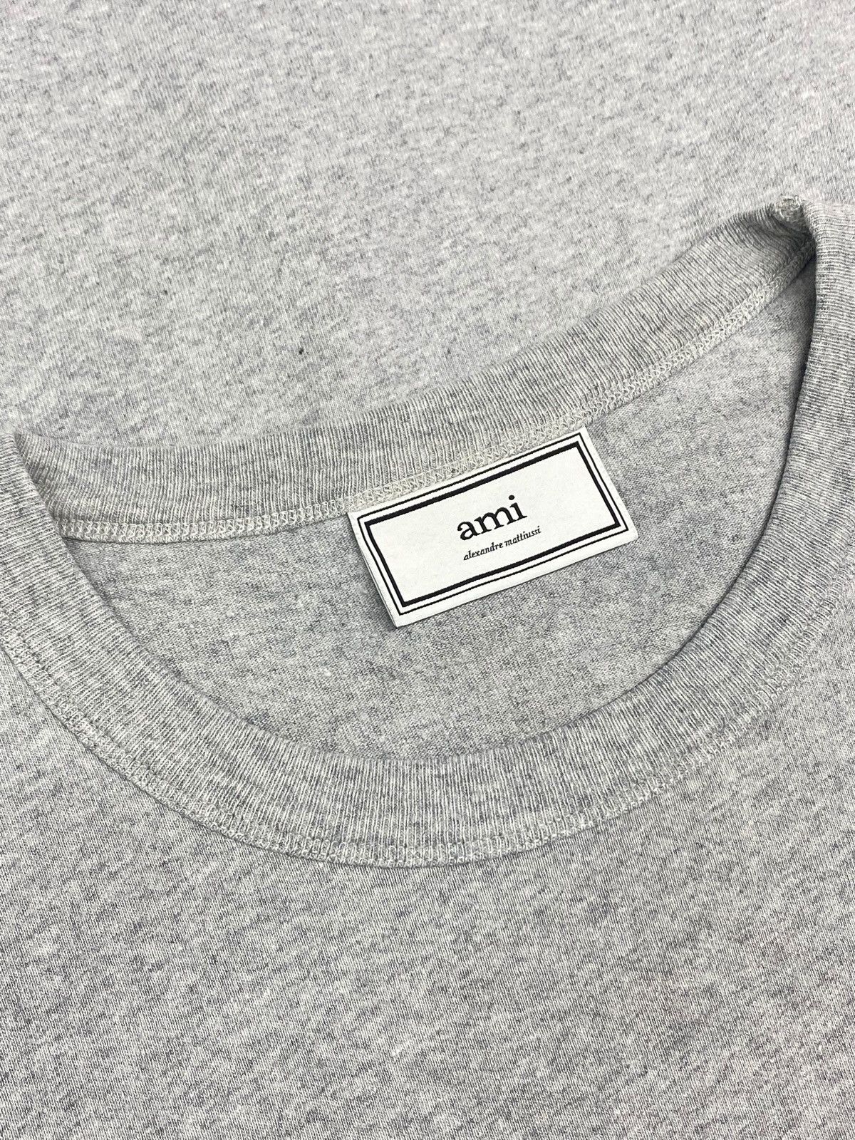 AMI AMI Alexandre Mattiussi Grey T-Shirt Size US M / EU 48-50 / 2 - 8 Thumbnail