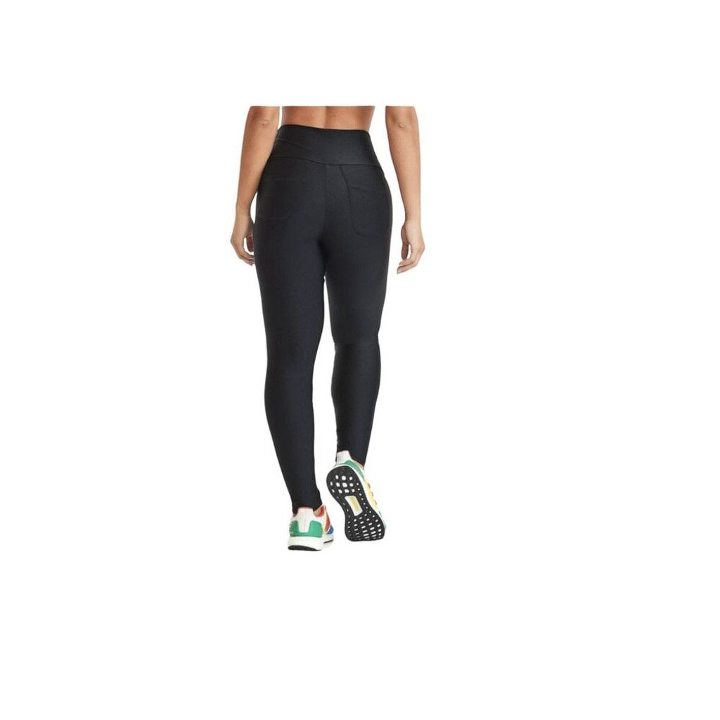 Other Classic Black Leggings with Front Zipper Compression s Large Size 29" - 3 Thumbnail