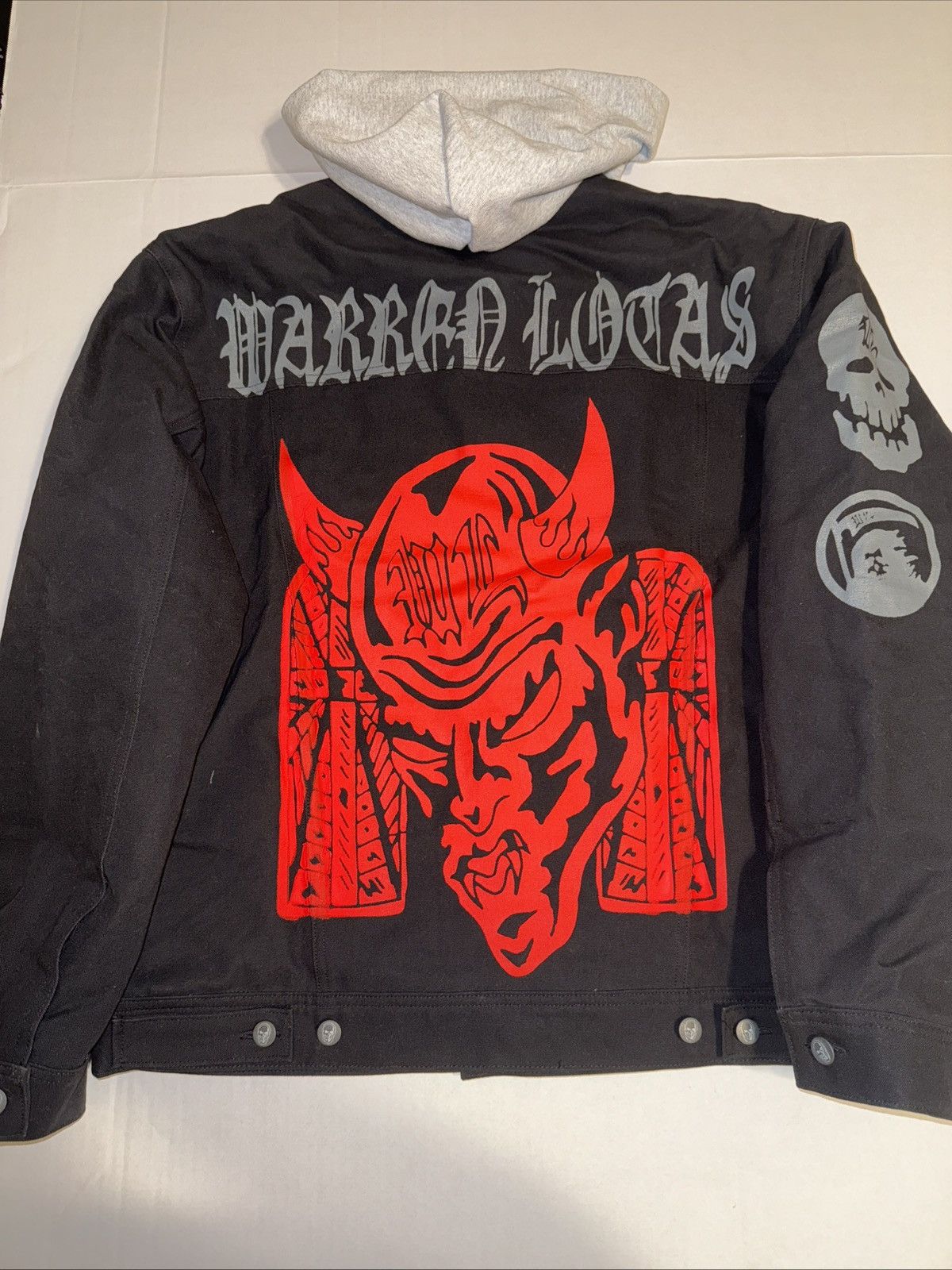 Warren Lotas Warren Lotas Demon Hooded Trucker Jacket NWT Size Large Size US L / EU 52-54 / 3 - 8 Thumbnail