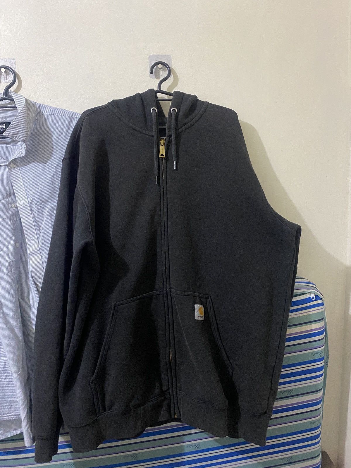 Carhartt Carhartt K122 BLK Zip Up Hoodie Size US L / EU 52-54 / 3 - 2 Thumbnail