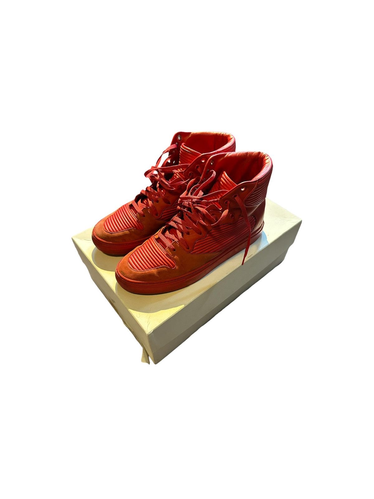 Balenciaga Balenciaga cotes high top sneakers Size US 9 / EU 42 - 1 Thumbnail